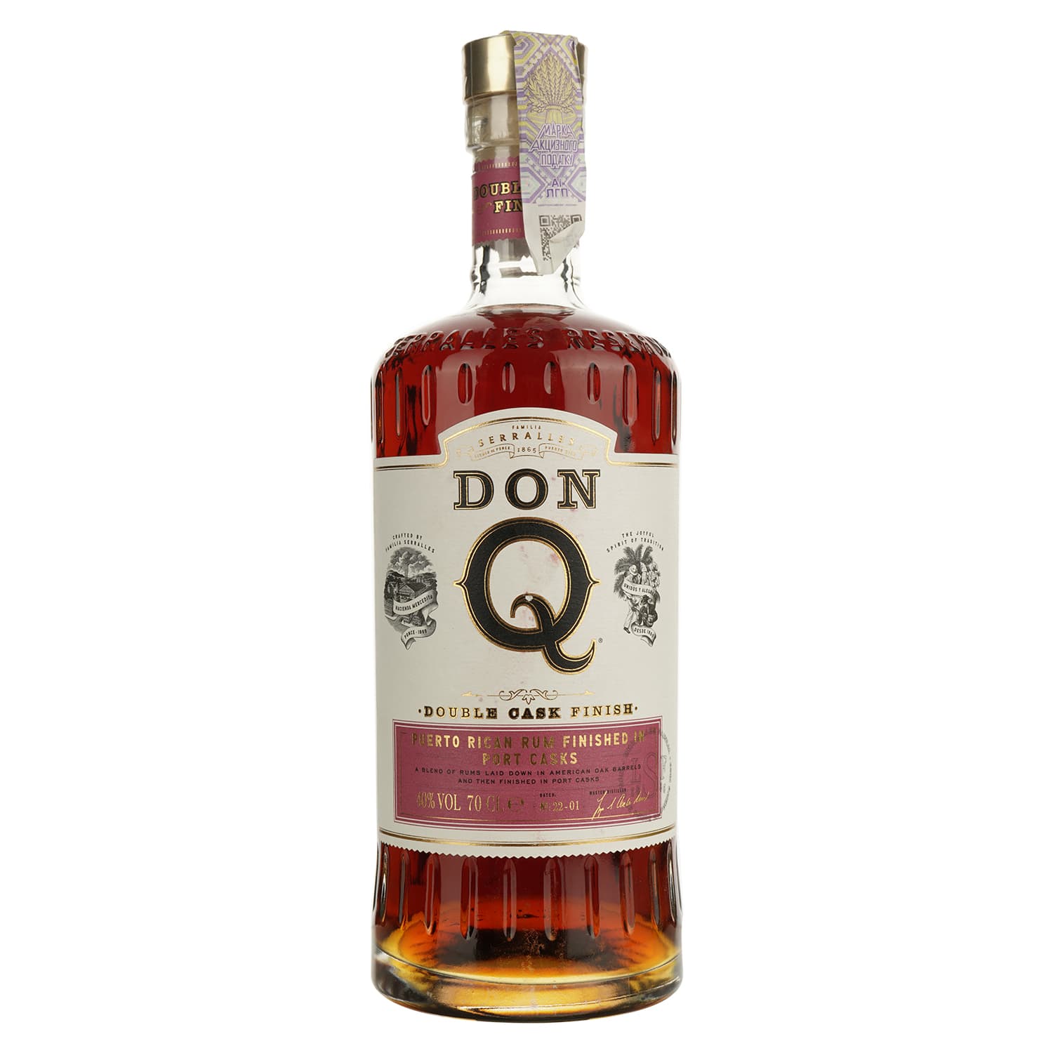 Ром Don Q Port Cask Finish 40% 0.7 л