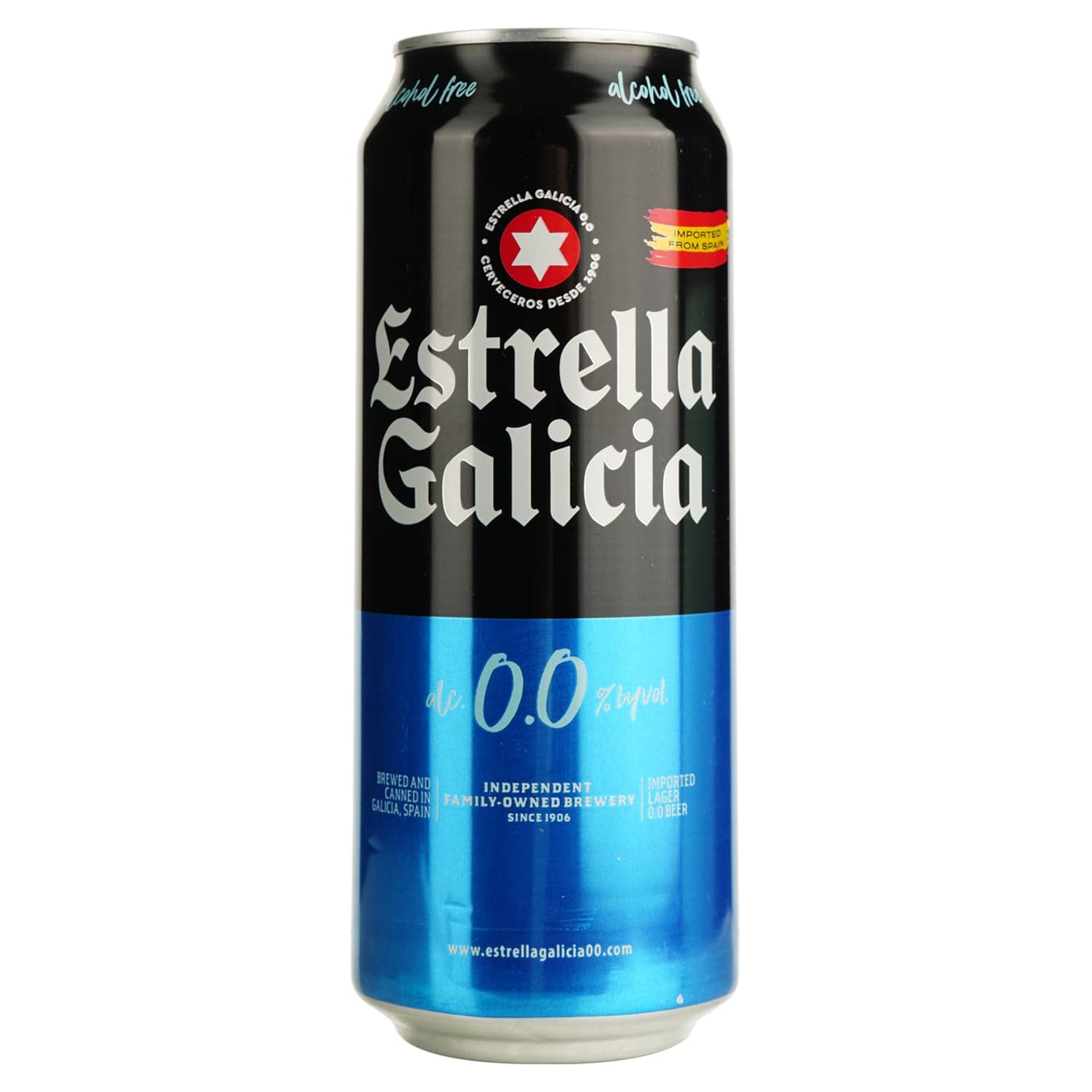Пиво безалкогольне Estrella Galicia світле 0% 0.5 л з/б