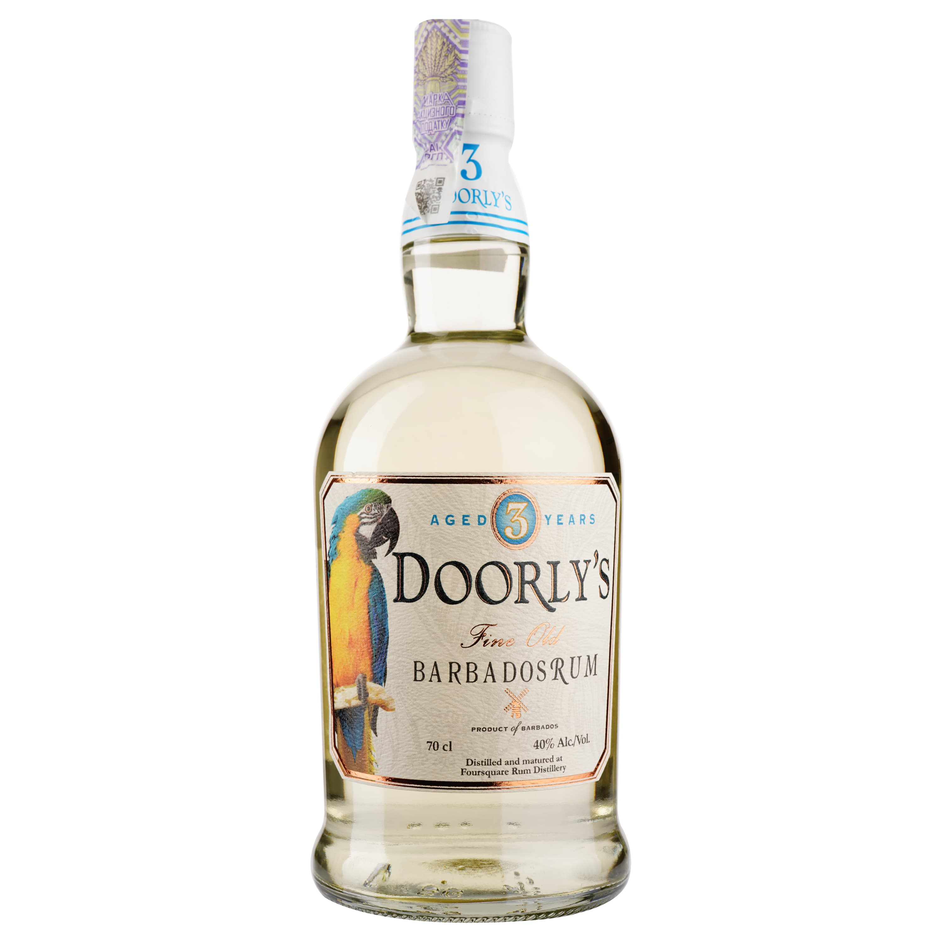 Ром Doorly’s 3 Year Old White, 40%, 0,7 л