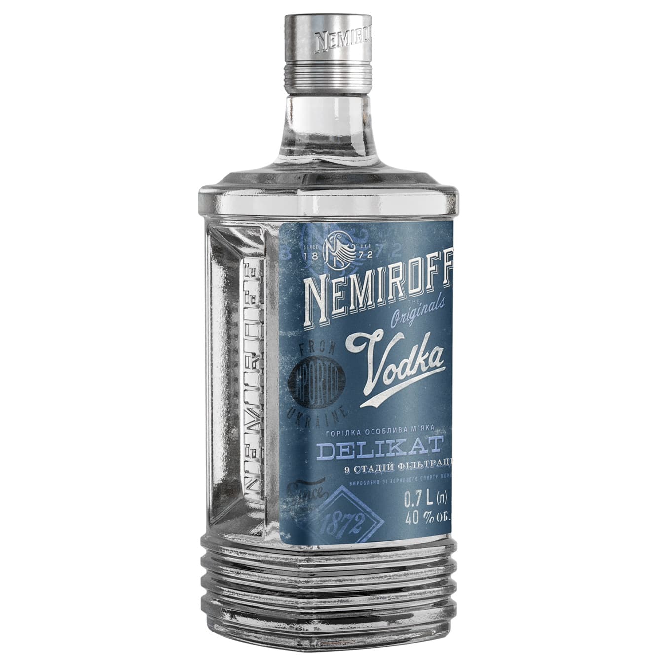 Горілка особлива Nemiroff Originals Делікат м'яка 40% 0.7 л