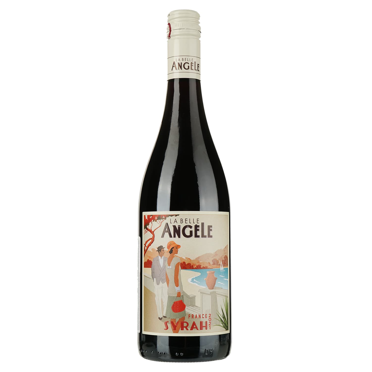 Вино Badet Clement La Belle Angele Syrah, червоне, сухе, 13%, 0,75 л (8000019948675)