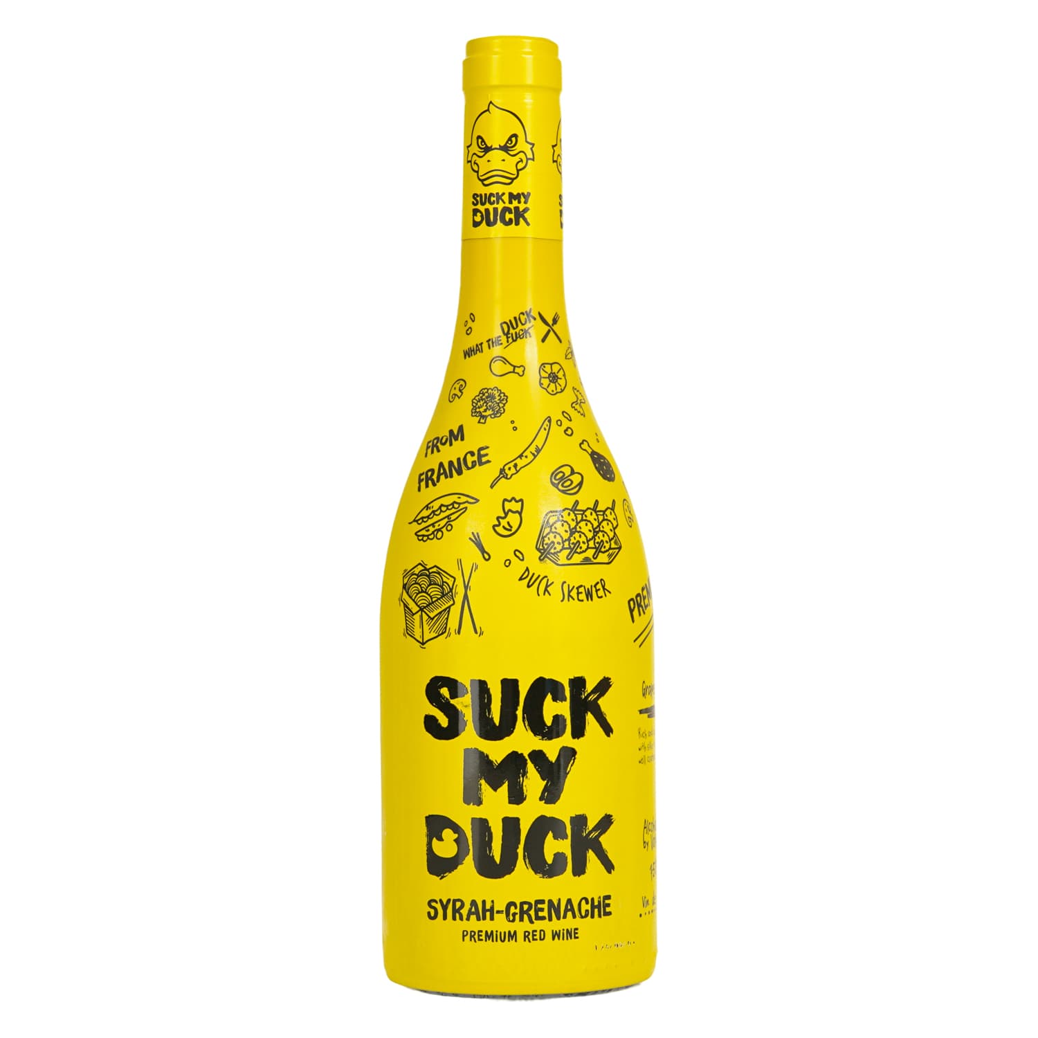 Вино Vin de France Suck My Duck Sleeve червоне сухе 0.75 л