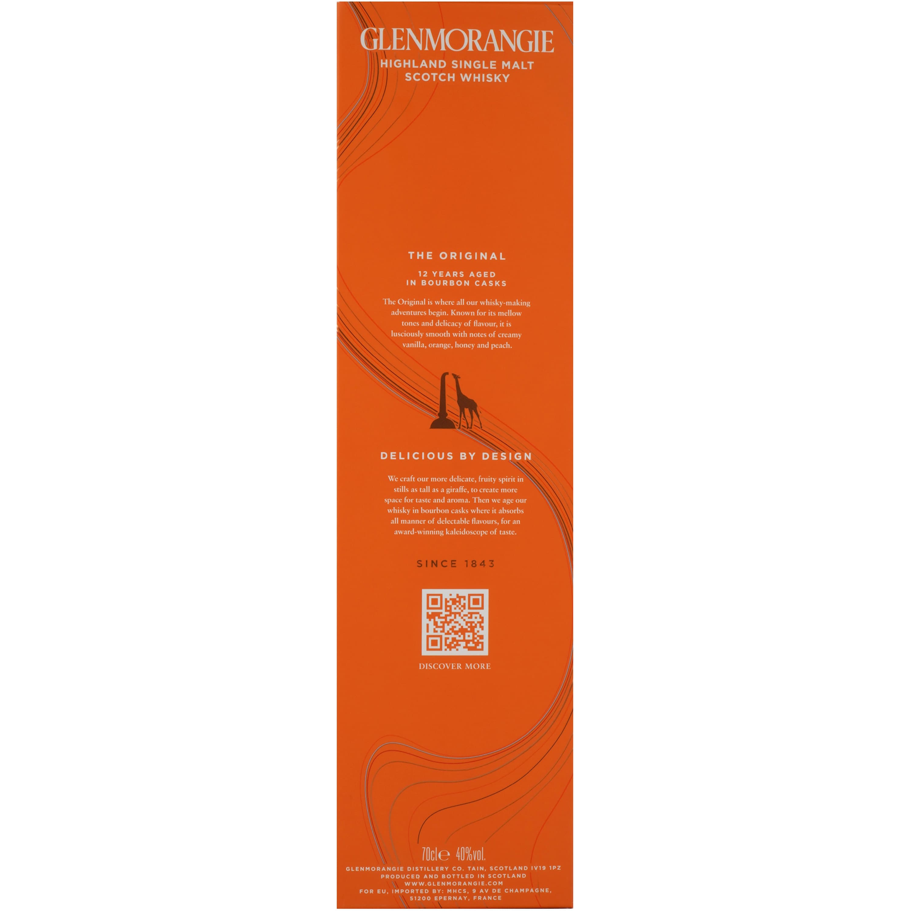 Віскі Glenmorangie Original 12 років 0.7 л 40% у подарунковій упаковці