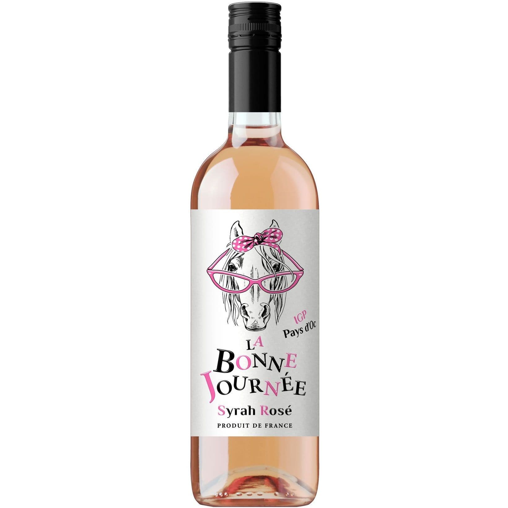 Вино La Bonne Journee Syrah Rose IGP Pays d'Oc рожеве сухе 0.75 л