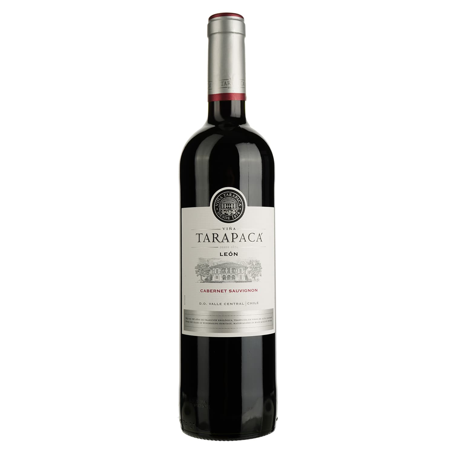 Вино Tarapaca Cabernet Sauvignon Leon de Tarapaca, червоне, сухе, 13,5%, 0,75 л (3085)