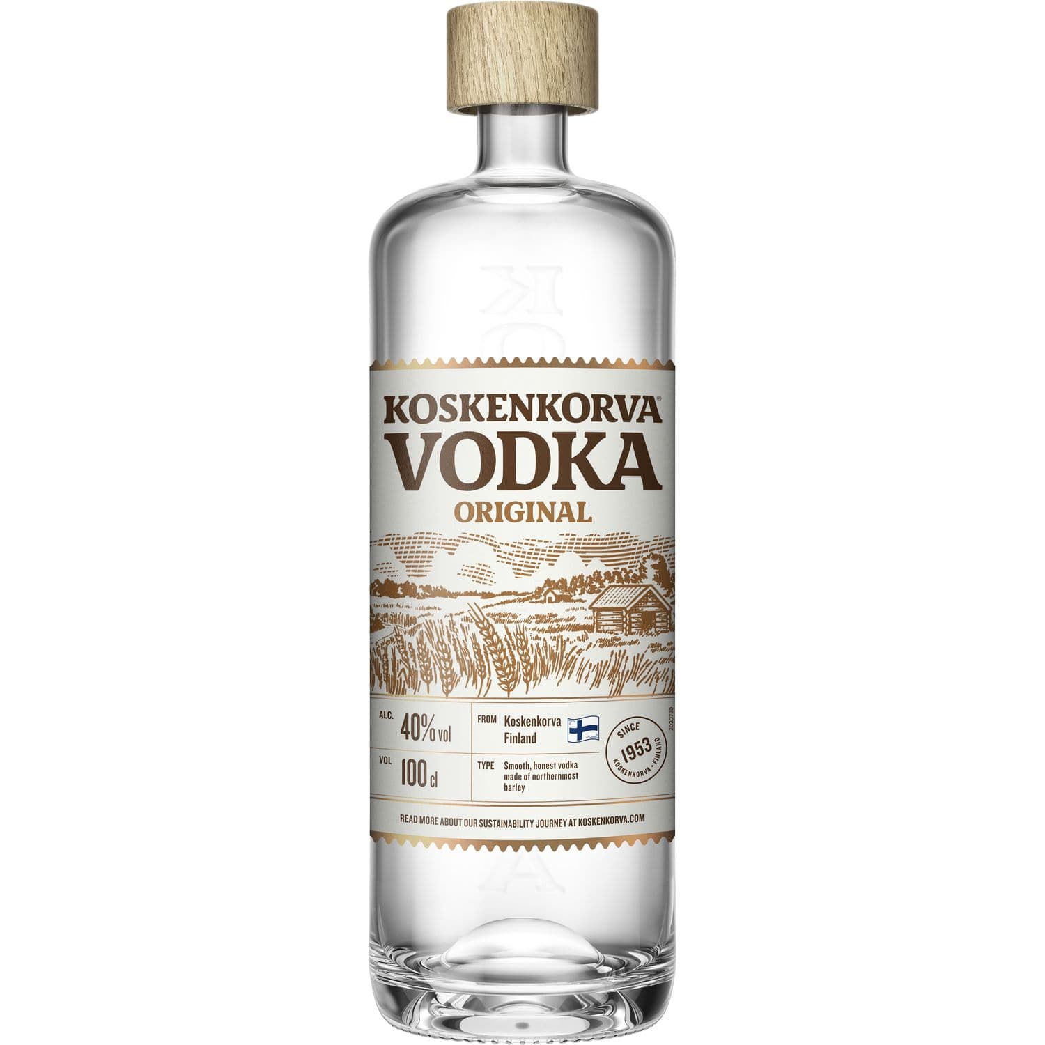 Горілка Koskenkorva Original, 40%, 1 л