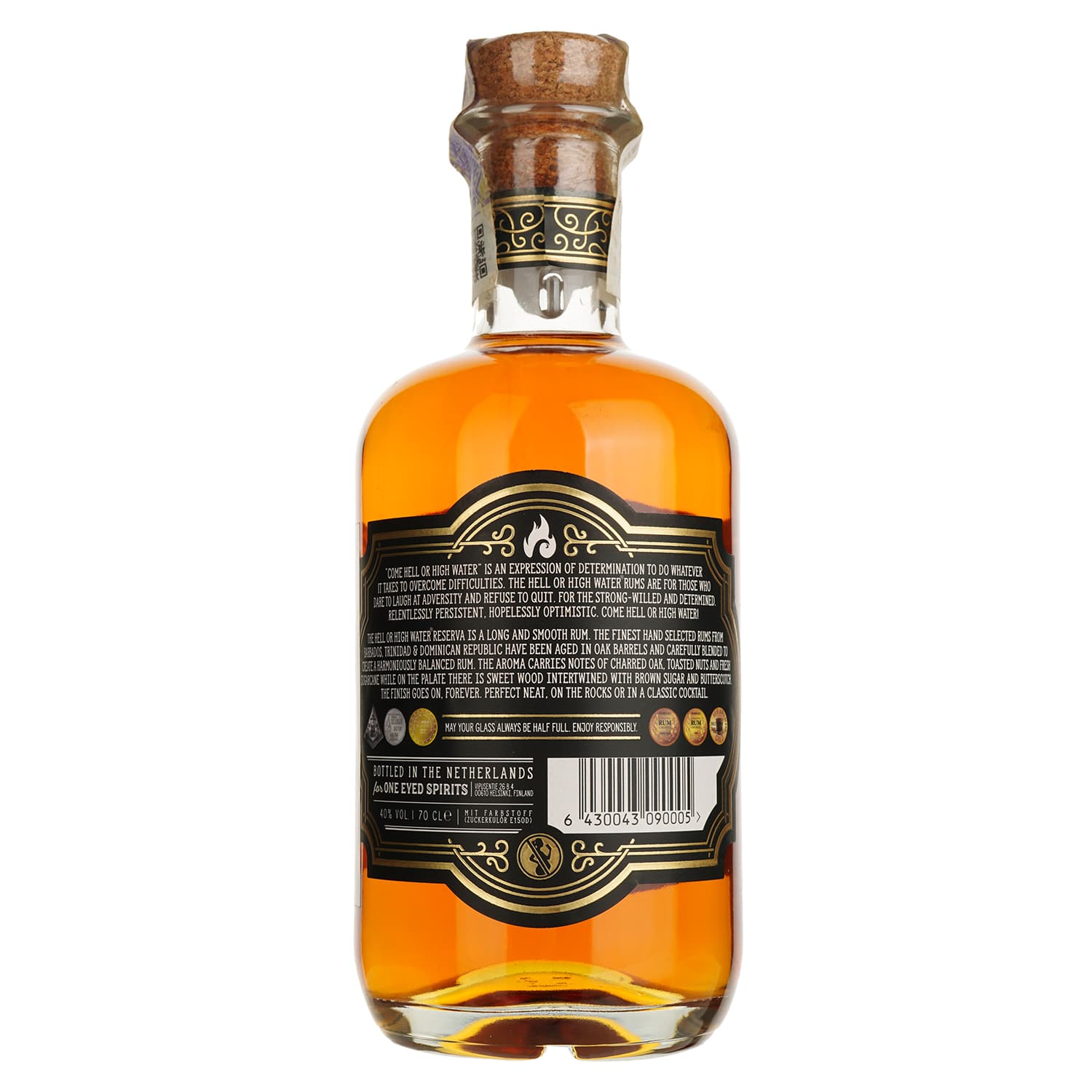 Ром Hell or High Water Reserva Rum 40% 0.7 л у подарунковій упаковці