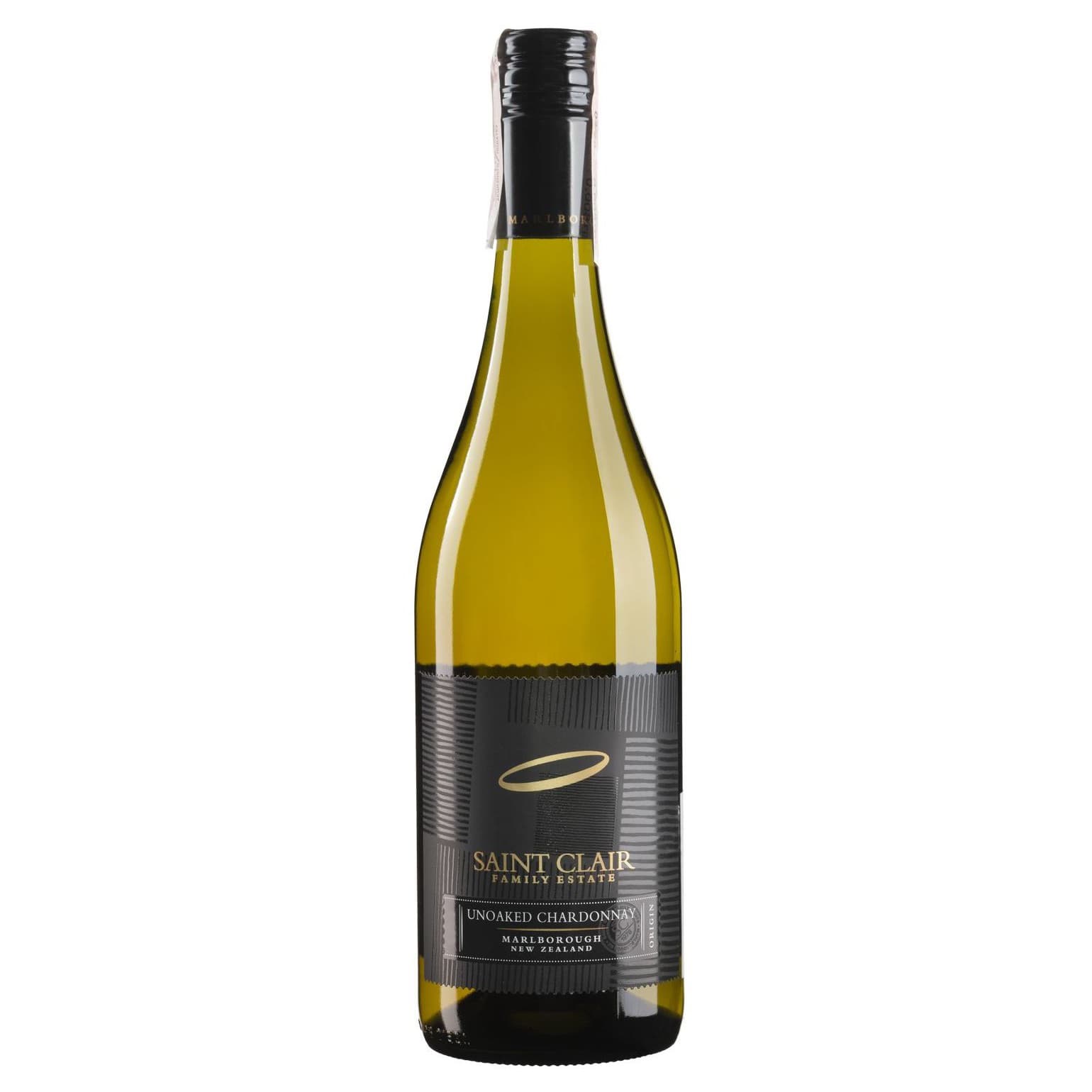 Вино Saint Clair Chardonnay Unoaked Marlborough, біле, сухе, 0,75 л