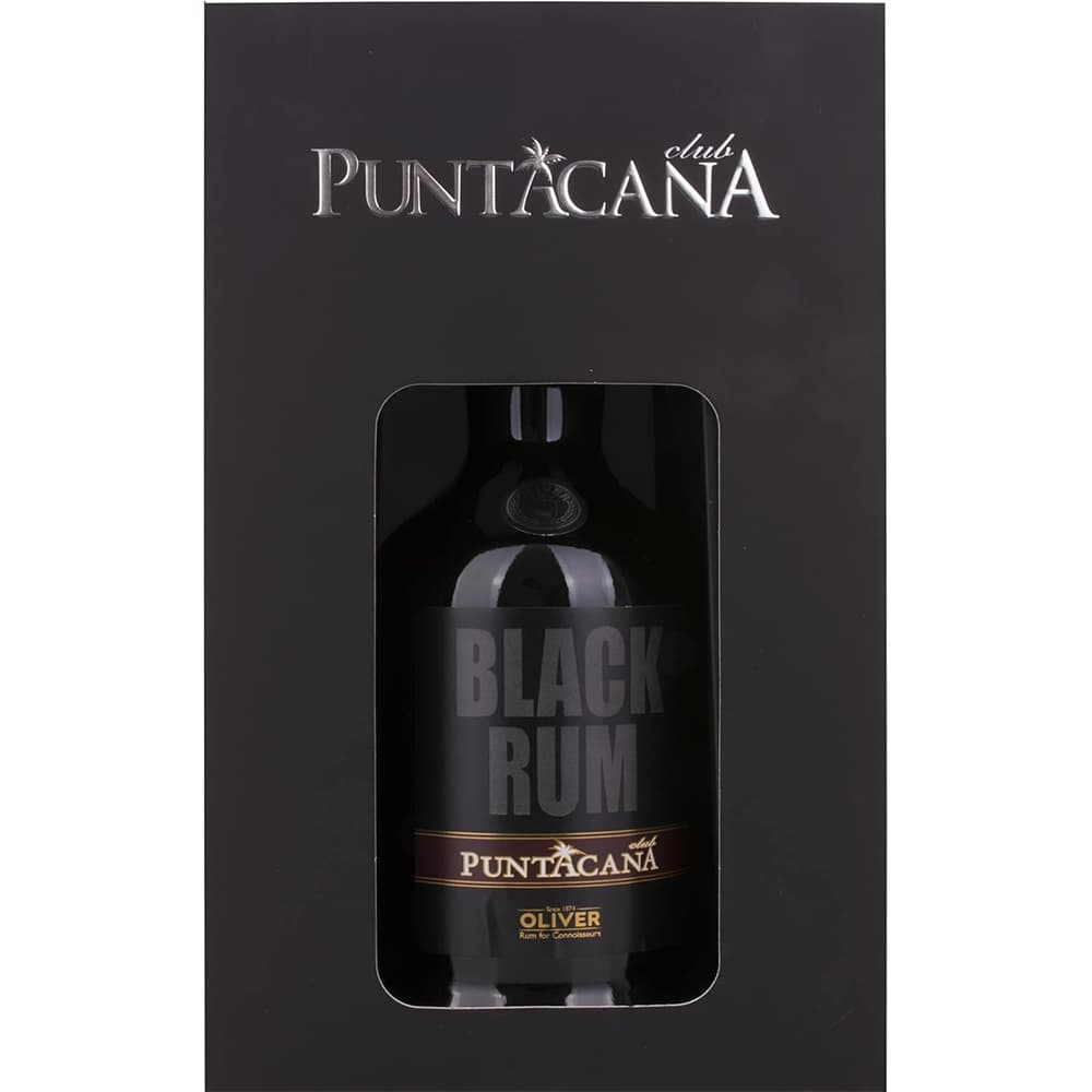 Ром PuntaCana Club Black 38% 0.7 л в подарунковій коробці