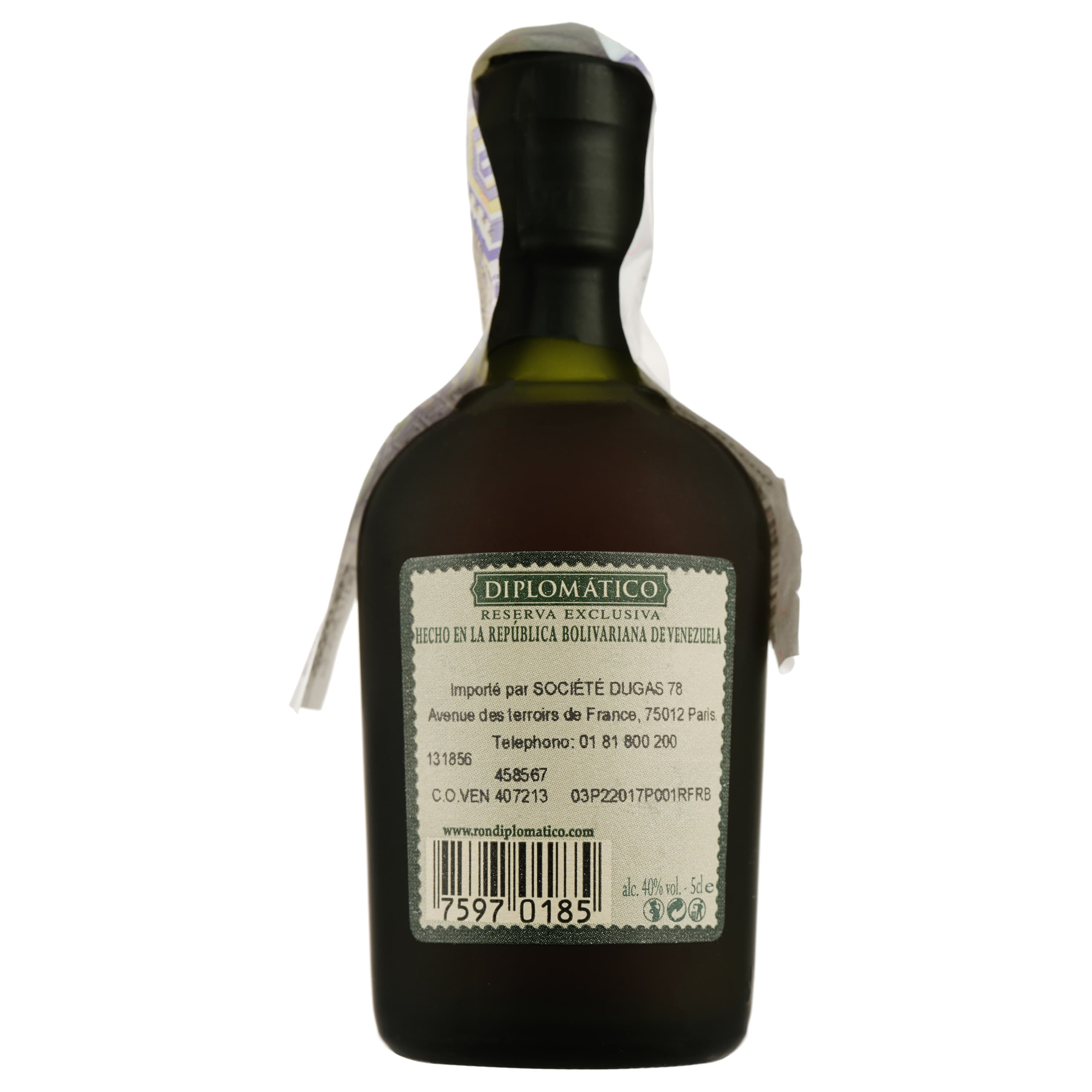 Ром Diplomatico Reserva Exclusiva, 40%, 0,05 л