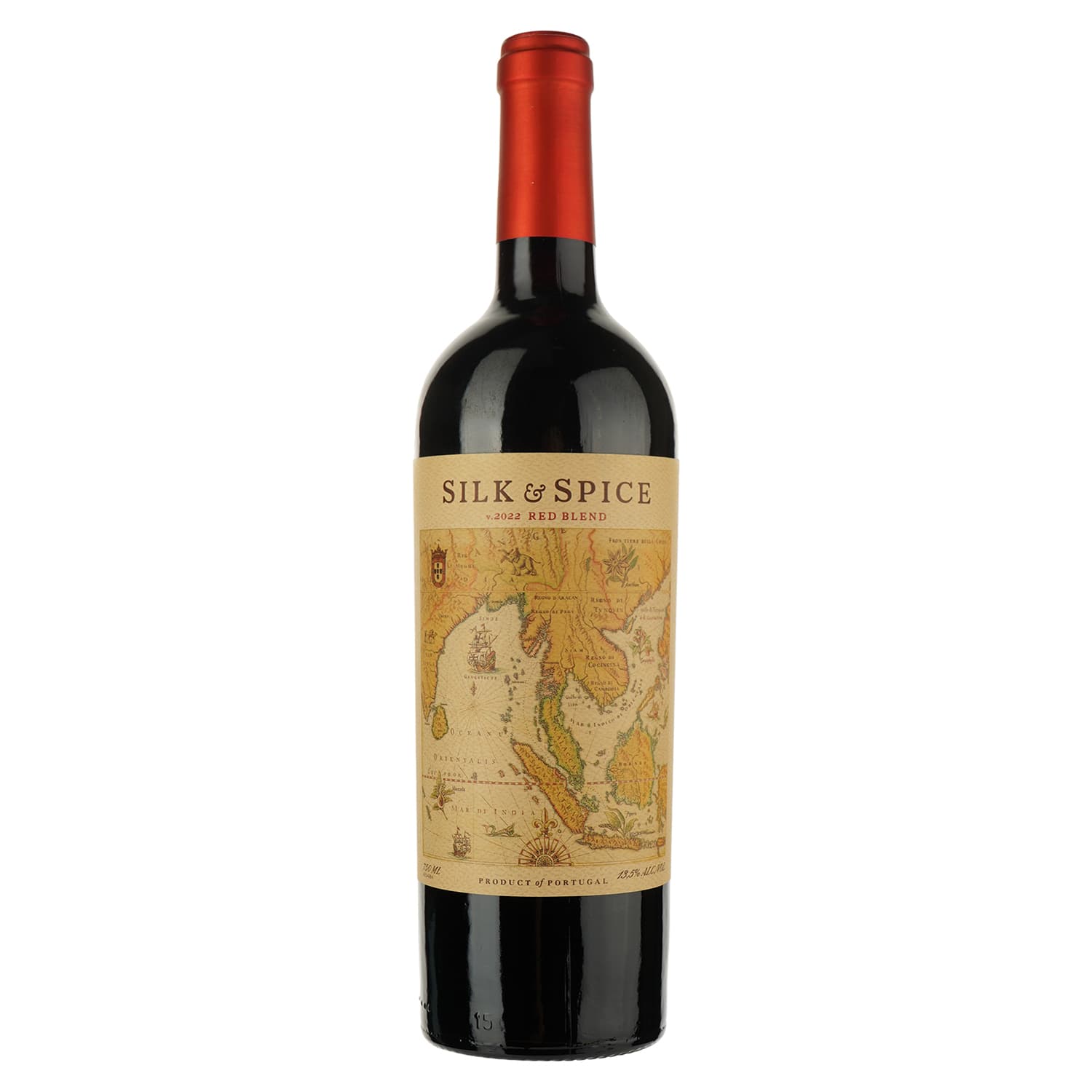 Вино Sogrape Vinhos Silk&Spice Red, червоне, напівсухе, 14%, 0,75 л (43612)