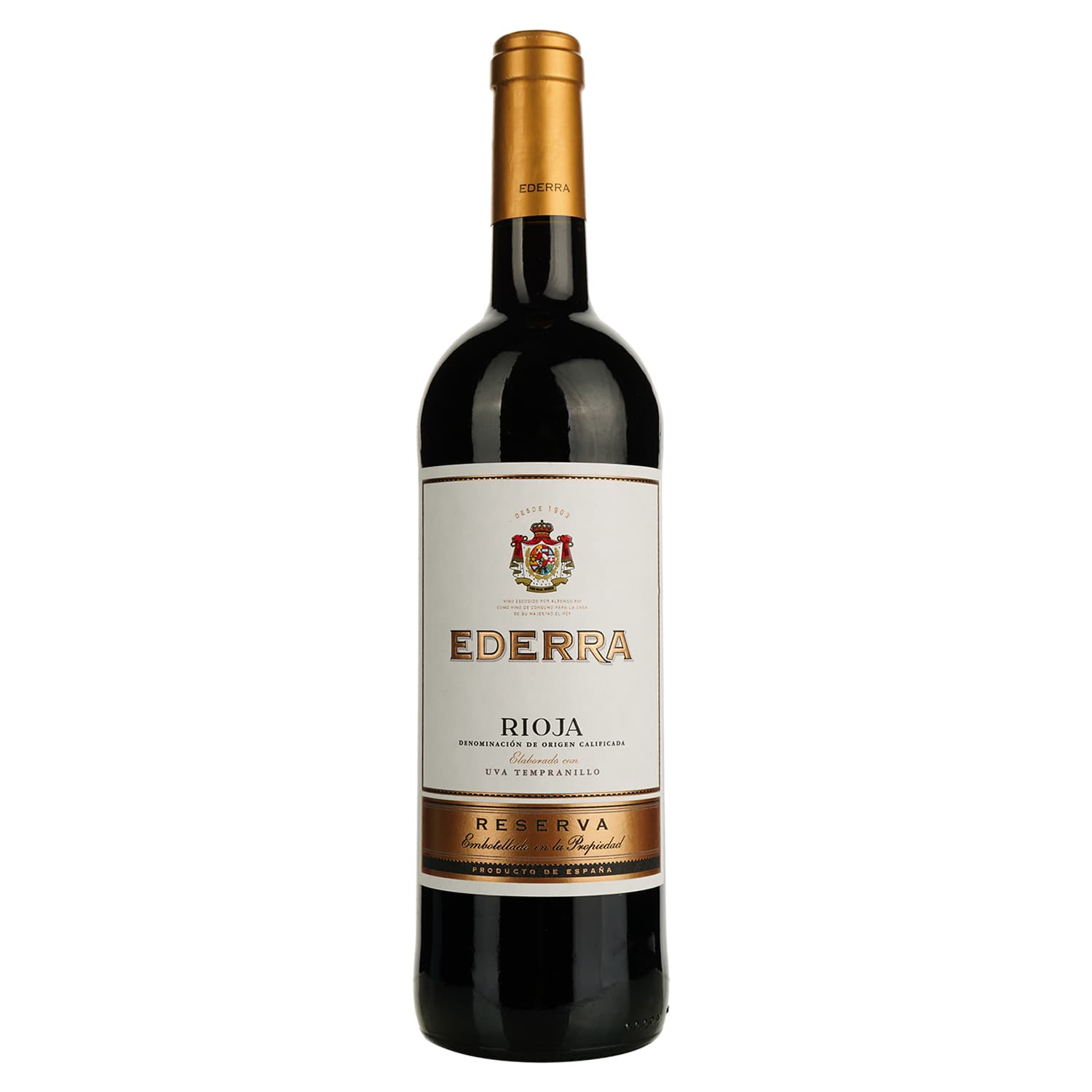 Вино Ederra Reserva DOC Rioja червоне сухе 0.75 л