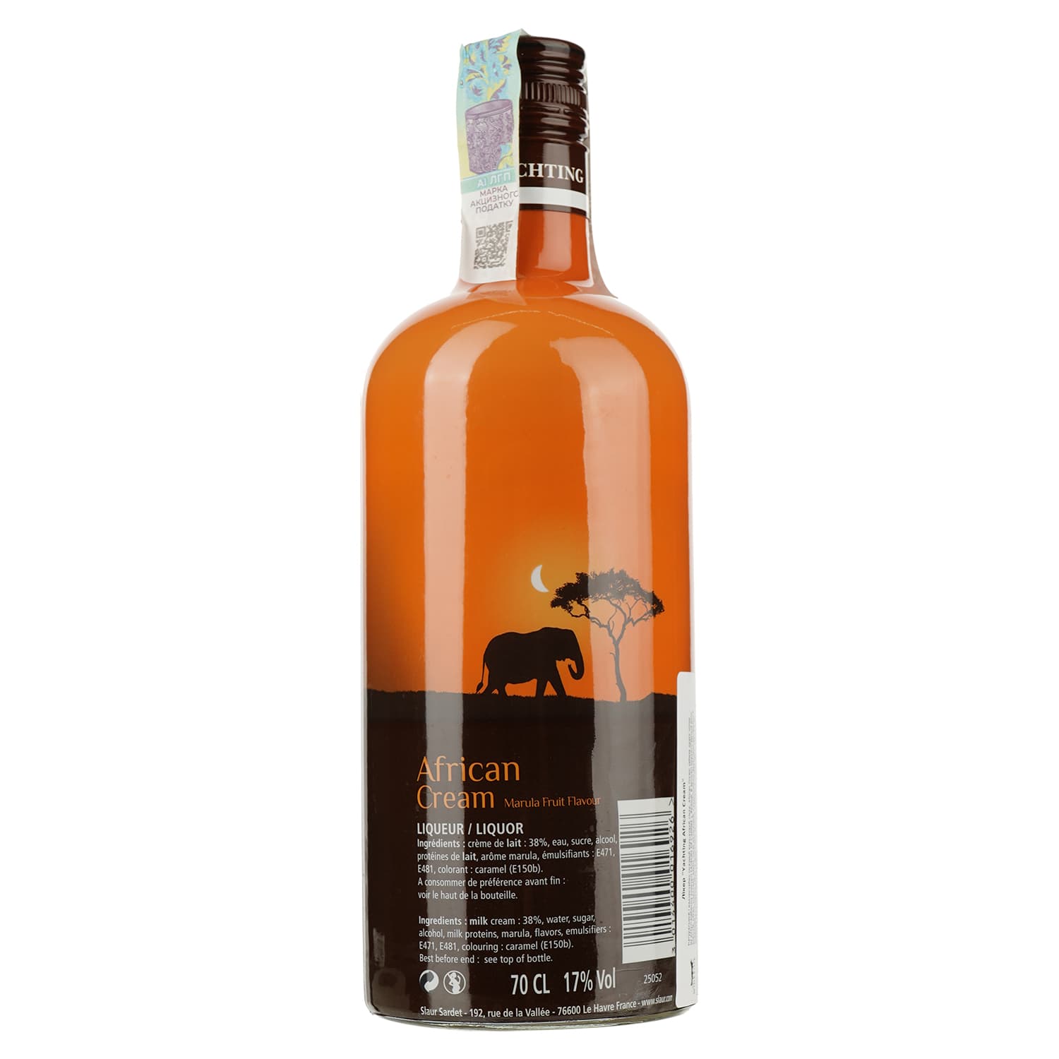 Лікер Slaur Sardet Yachting African Cream Marula Fruit Flavour 17% 0.7 л