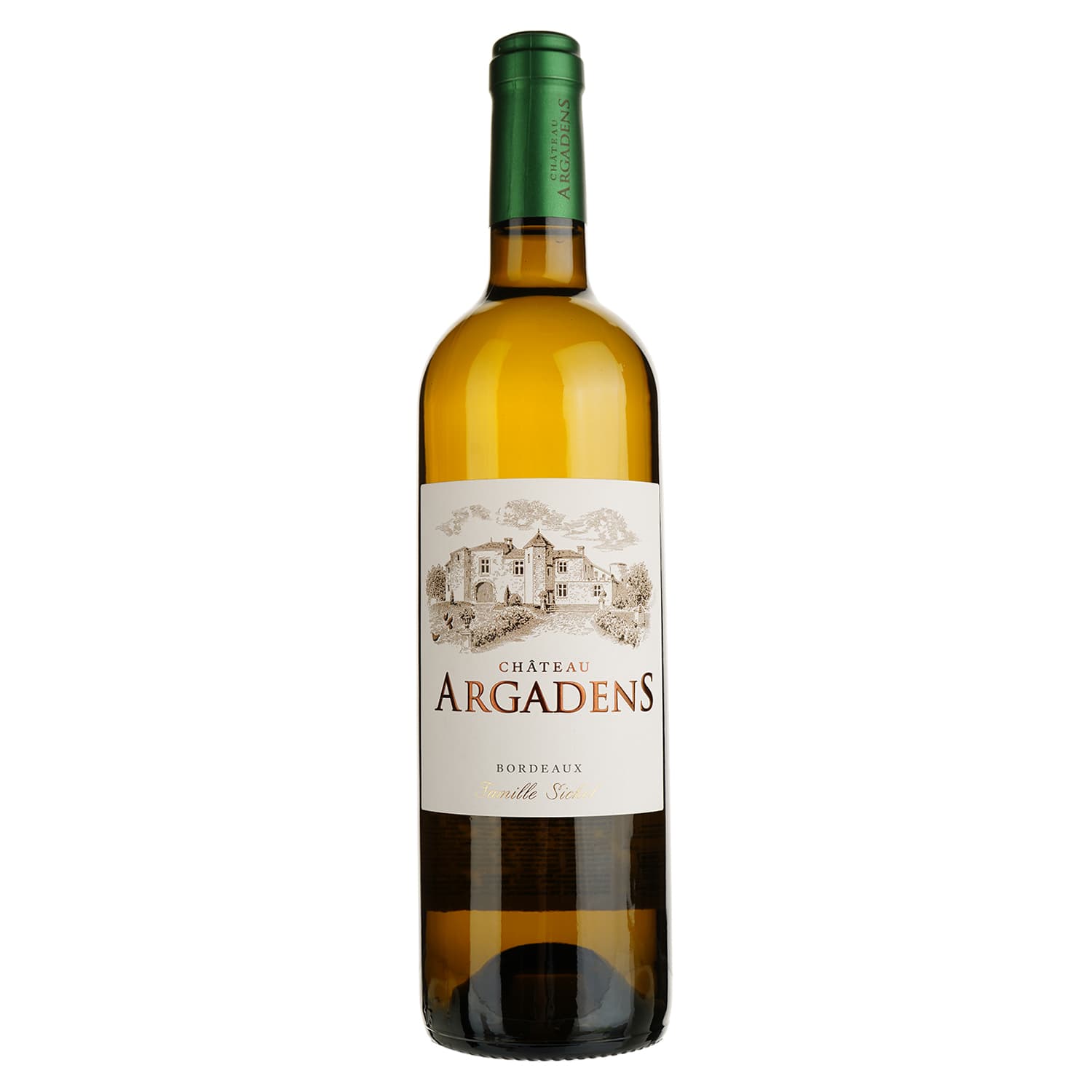 Вино Chateau Argadens Bordeaux Blanc, біле, сухе, 12,5%, 0,75 л (1438240)