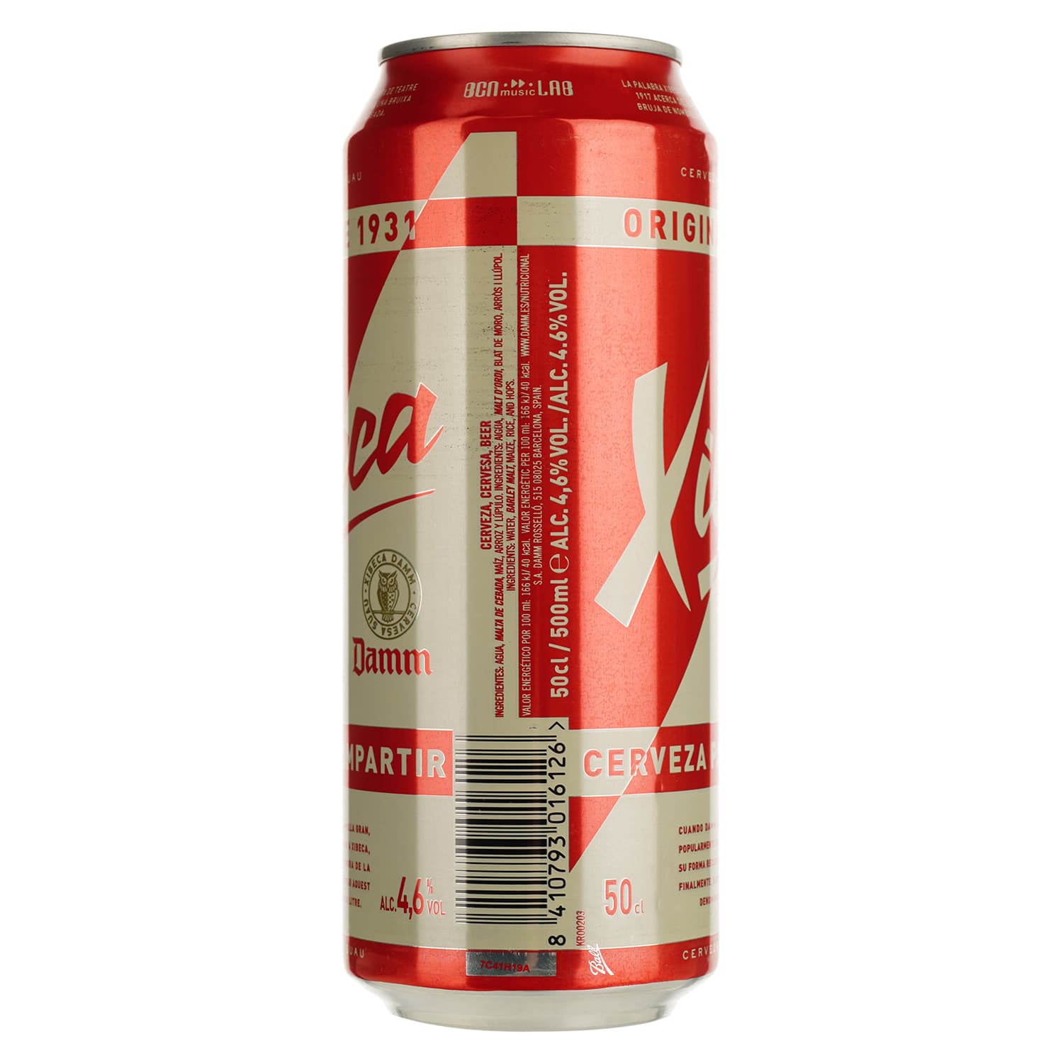 Пиво Xibeca світле 4.6% 0.5 л з/б