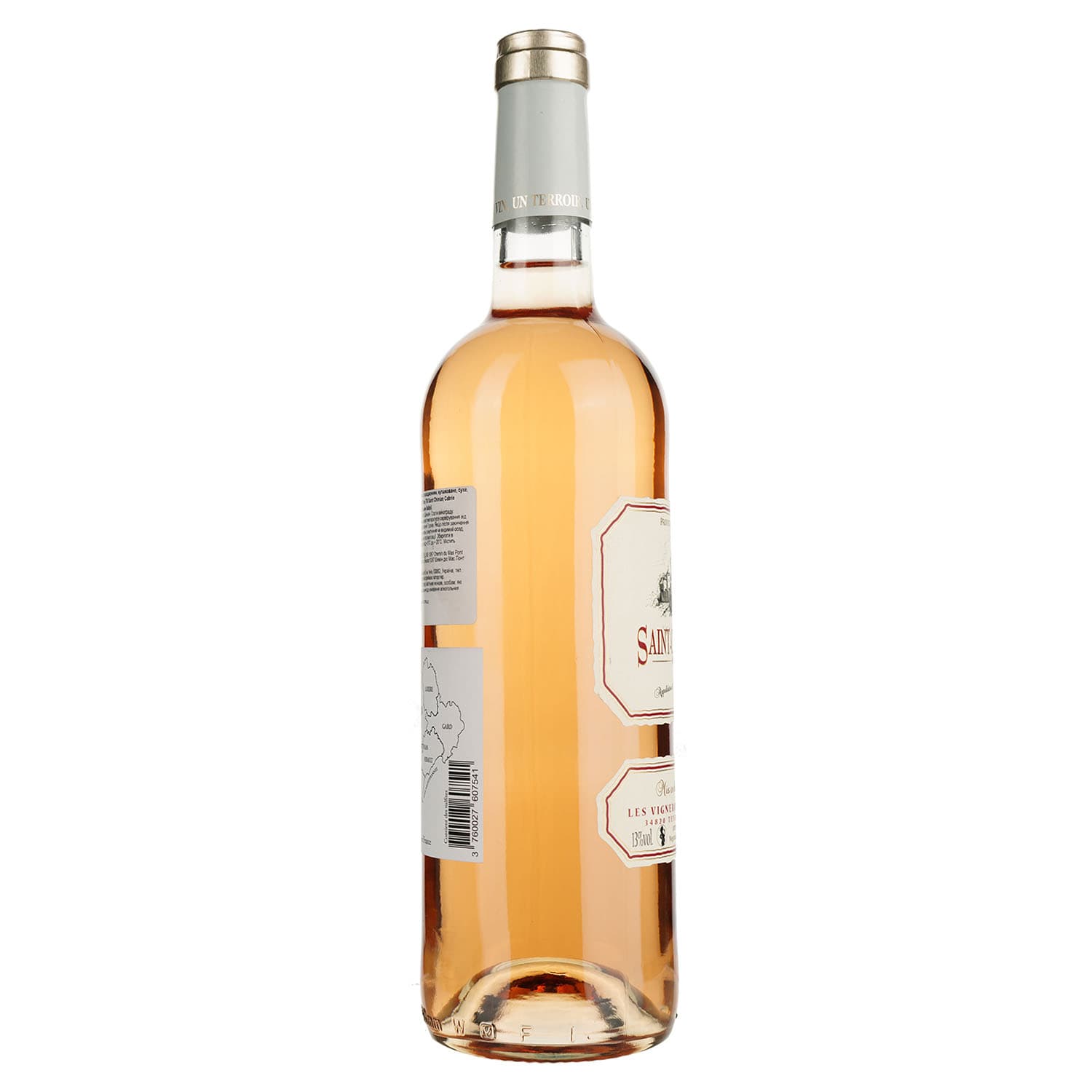 Вино Les Vignerons de Cabrie Rose AOP Saint Chinian, рожеве, сухе, 0.75 л