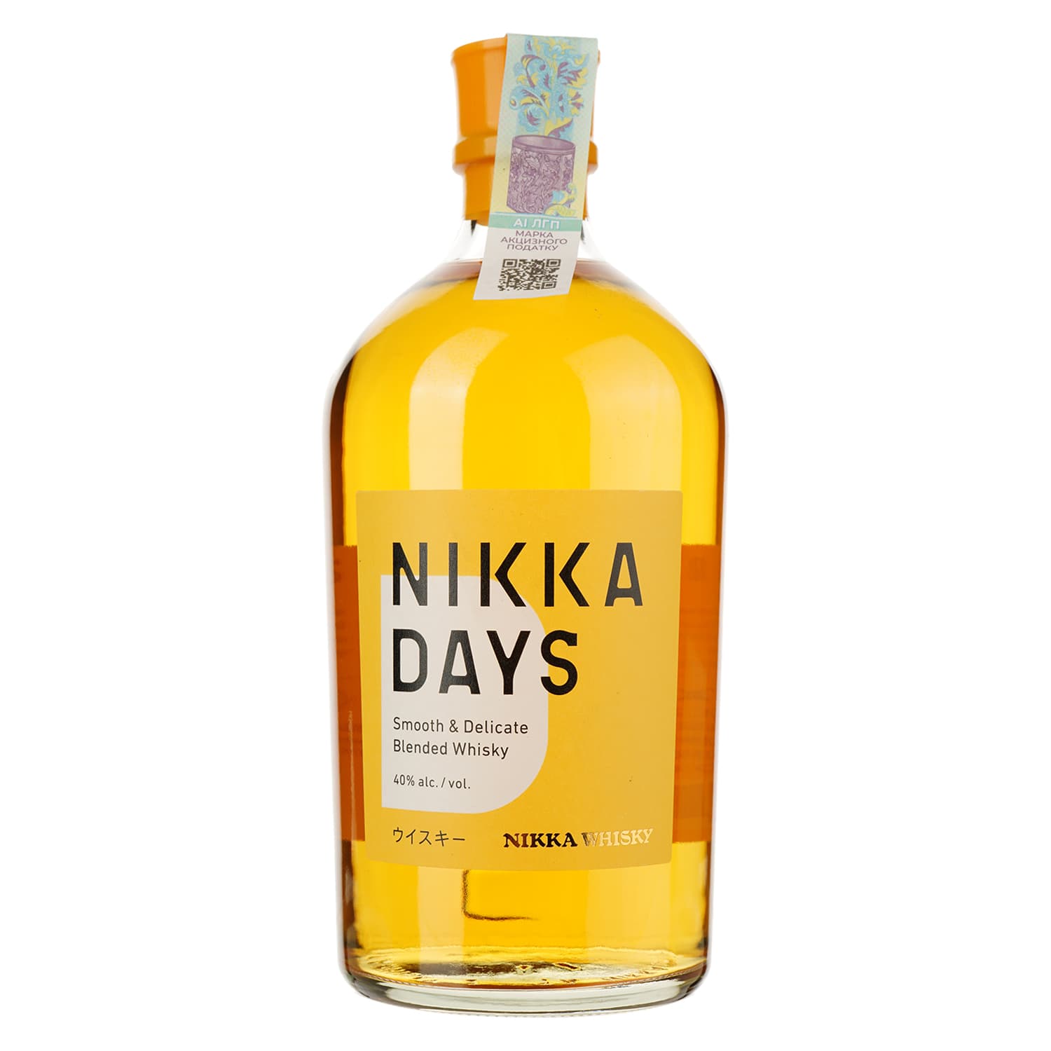 Віскі Nikka Days Blended Japanese Whisky, у подарунковій упаковці, 40%, 0,7 л + два келихи