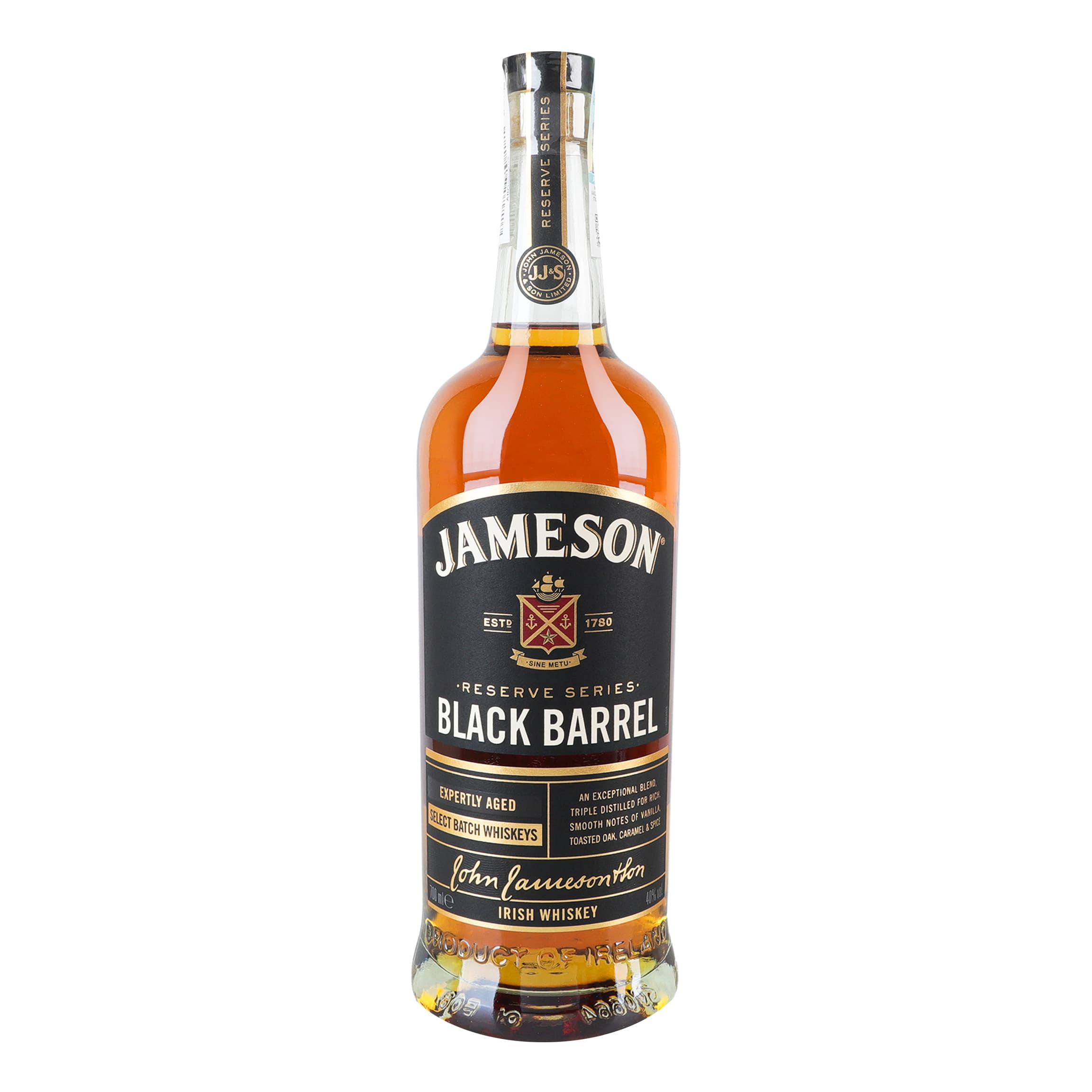 Віскі Jameson Black Barrel 40% 0.7 л в подарунковій упаковці