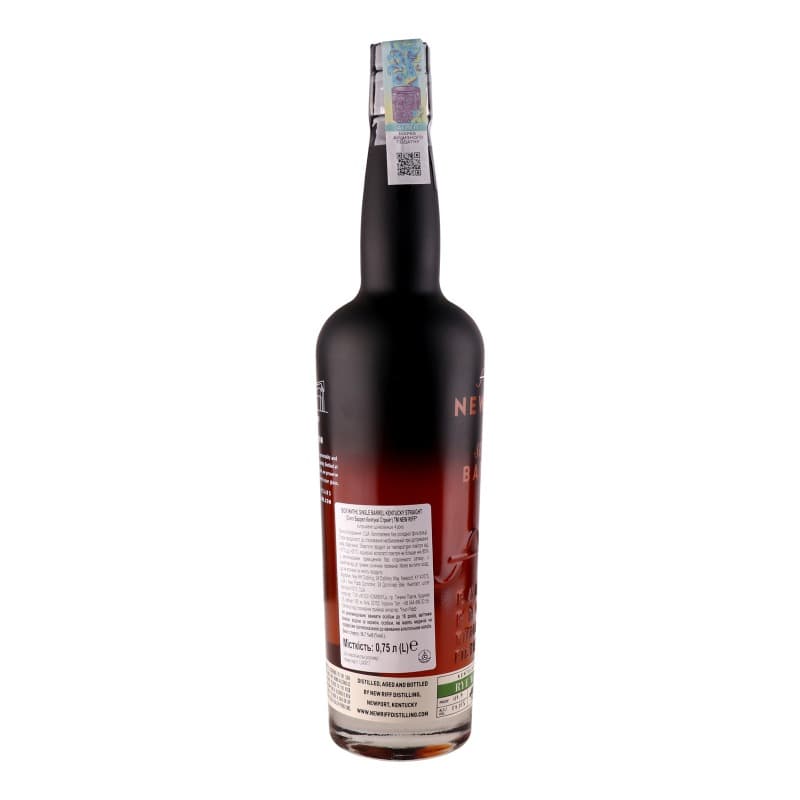 Віскі New Riff Single Barrel Strength Rye 56.7% 0.75 л