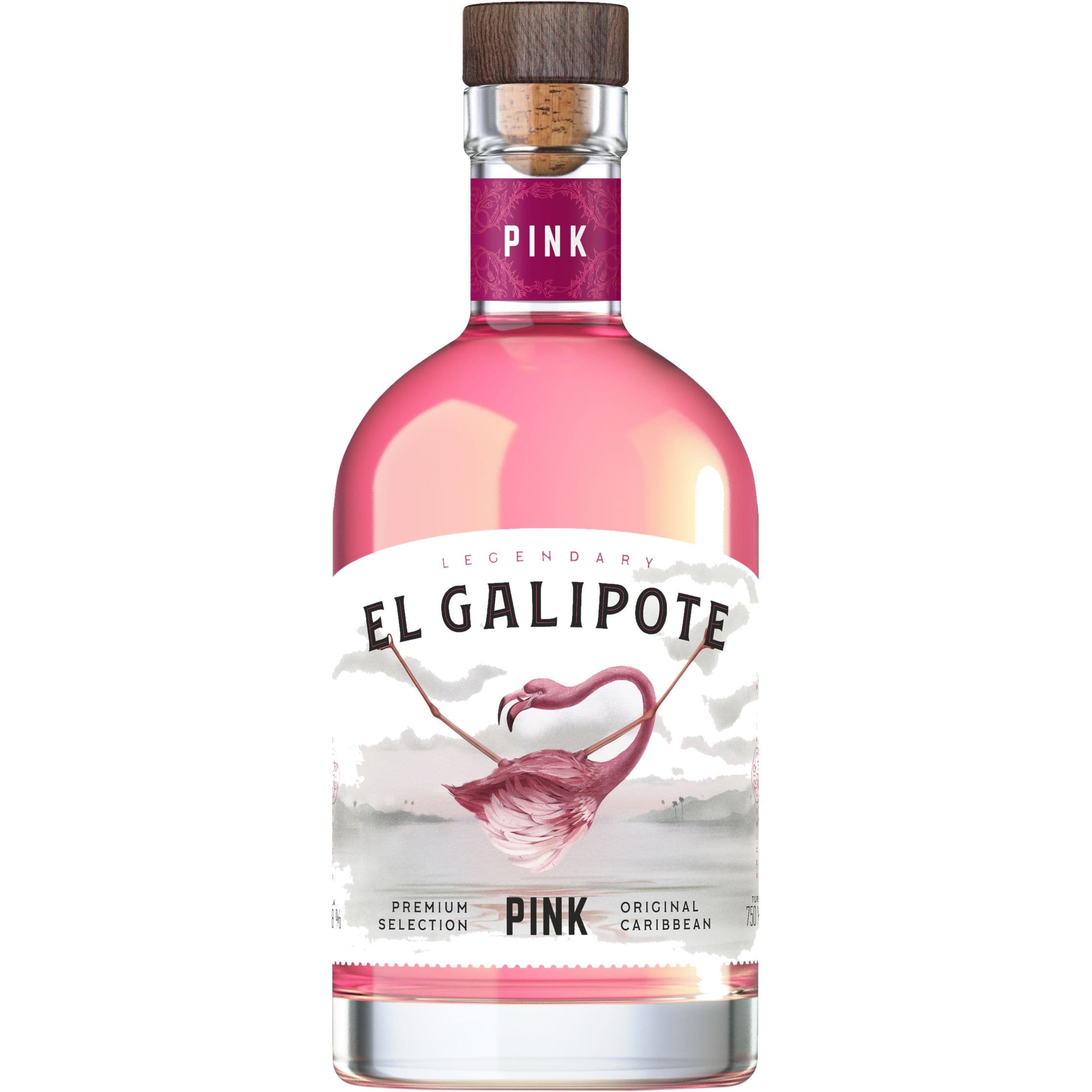 Ромовий напій El Galipote Pink 37.5% 0.7 л