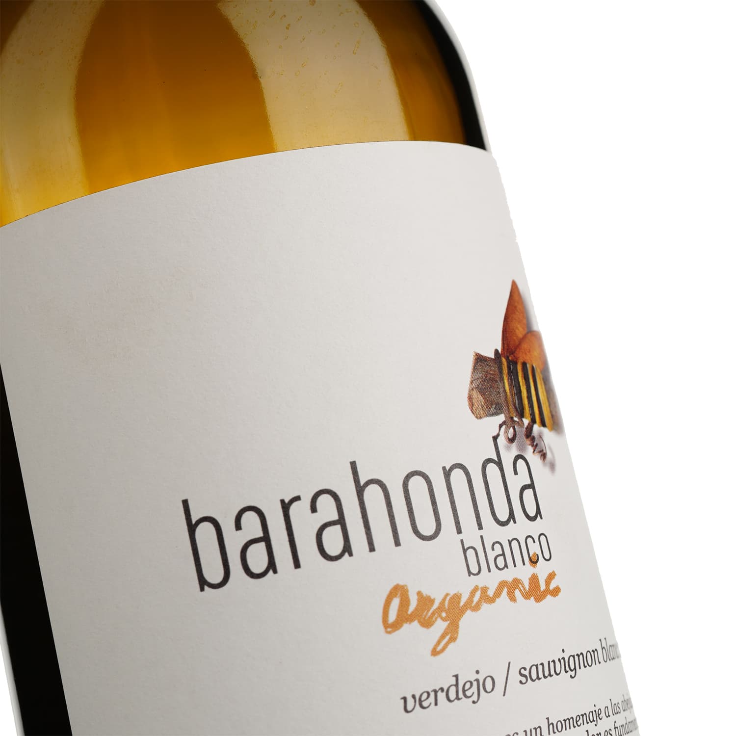 Вино Barahonda Blanco Organic Verdejo-Sauvignon Blanc, біле, сухе, 12,5%, 0,75 л