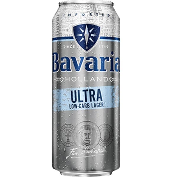 Пиво Bavaria Ultra Low Carb Lager 0.5 л з/б