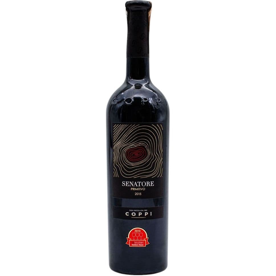Вино Coppi Senatore Primitivo червоне сухе 0.75 л