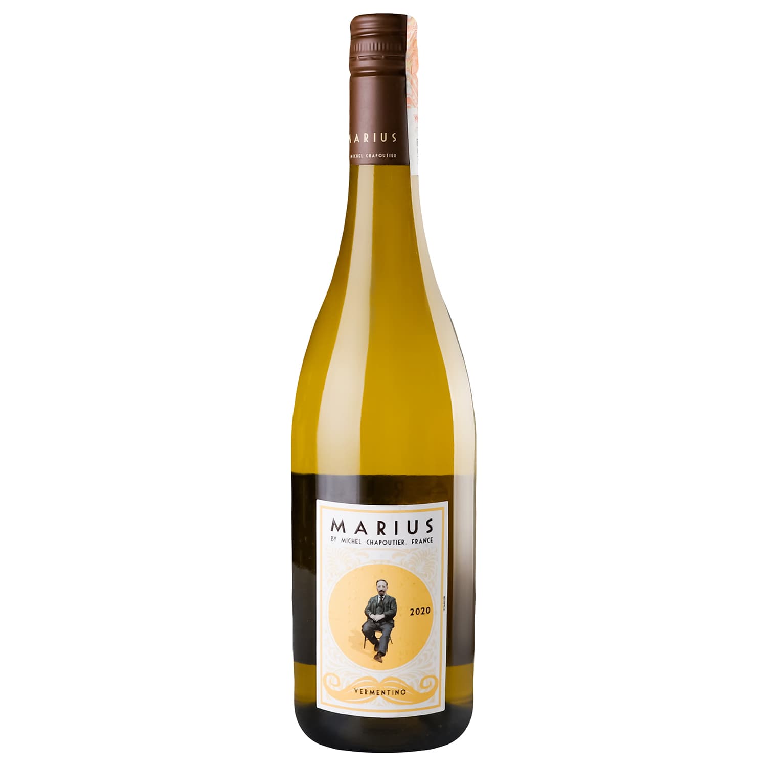 Вино M.Chapoutier Marius Vermentino Pays IGP, біле, сухе, 0,75 л, 12,5% (719920)