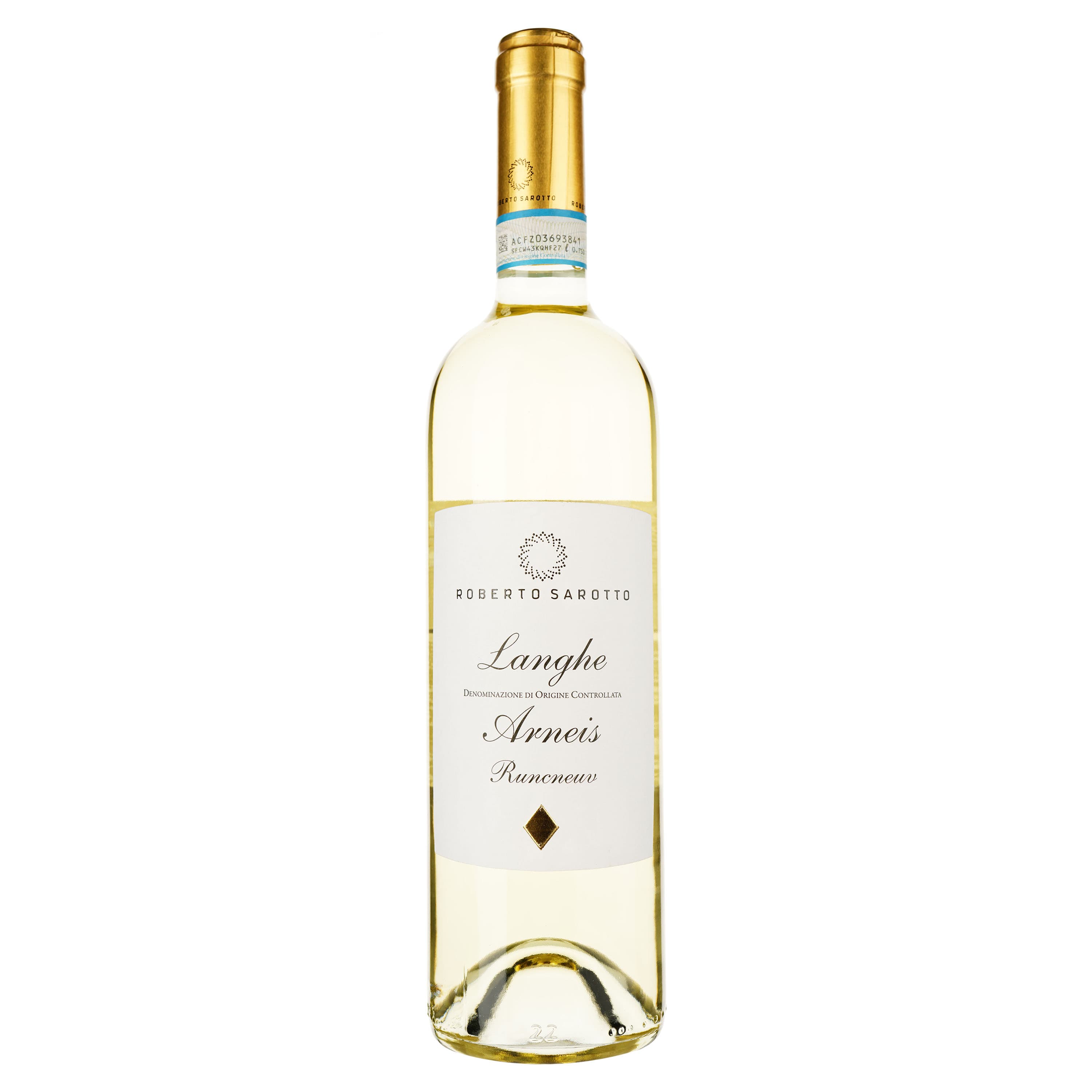 Вино Roberto Sarotto Langhe Arneis DOC, біле, сухе, 0,75 л