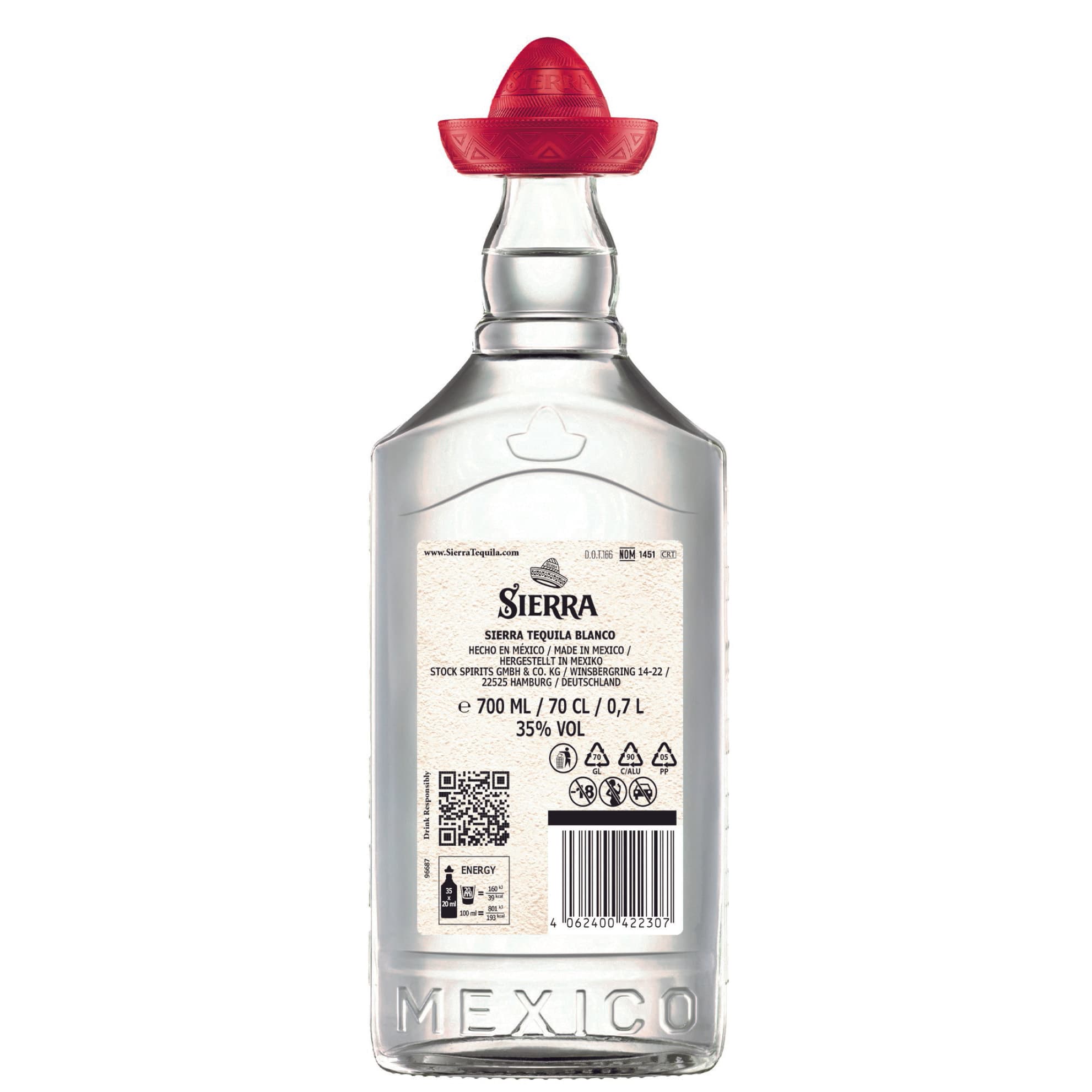 Текіла Sierra Blanco 35% 0.7 л