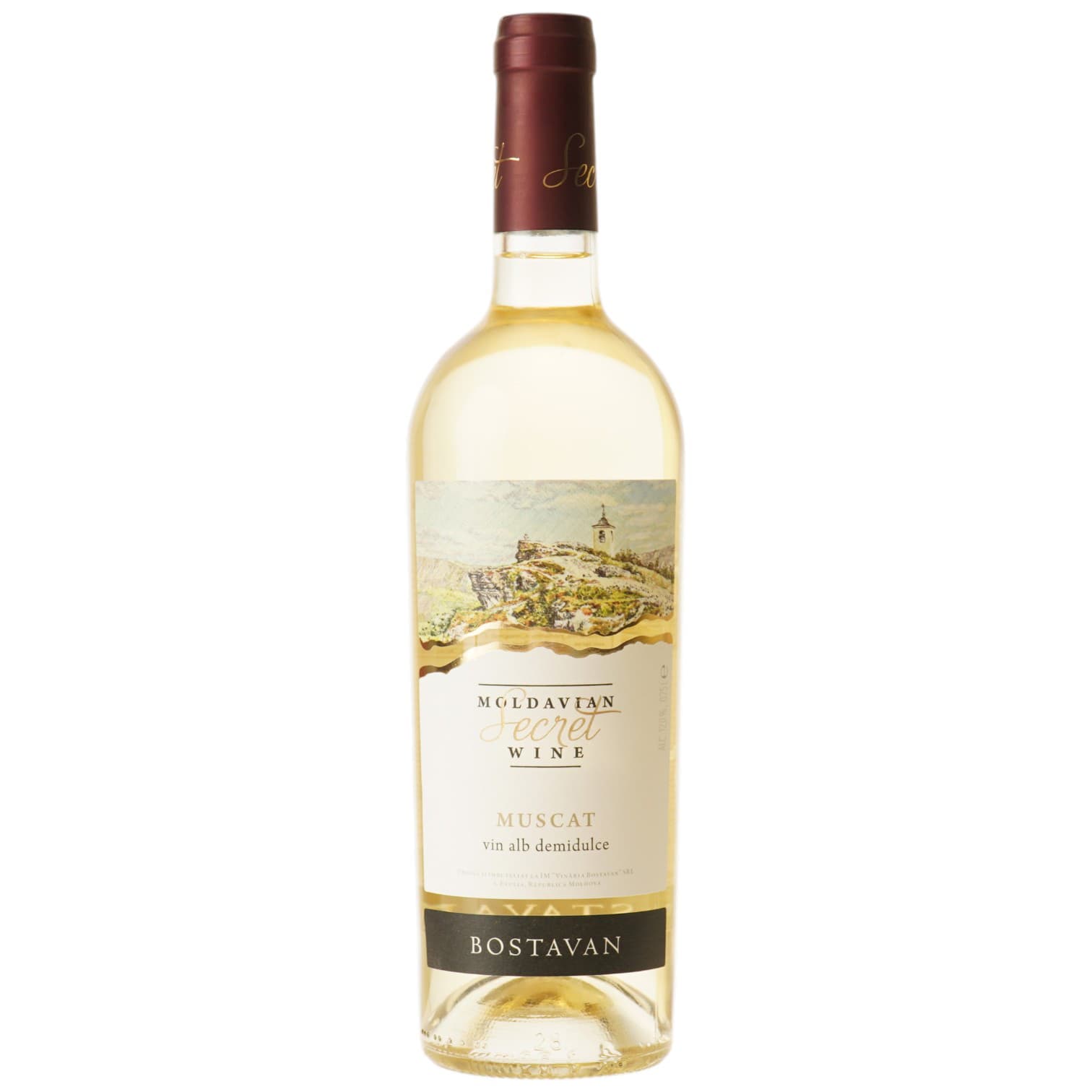 Вино Bostavan Muscat, 12%, 0,75 л (AU8P004)
