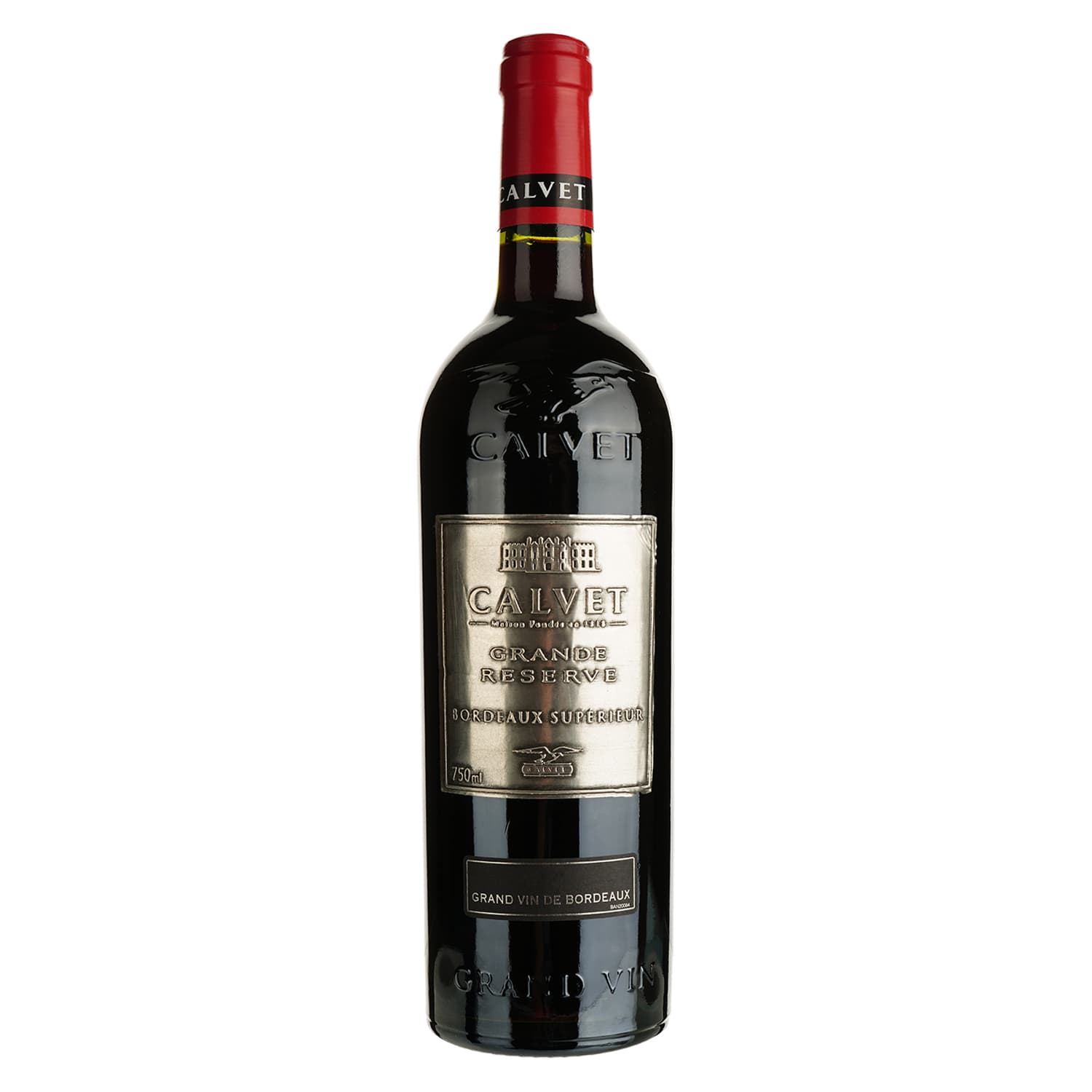 Вино Calvet Grande Reserve Metal Bordeaux Superieur AOC червоне сухе 0.75 л