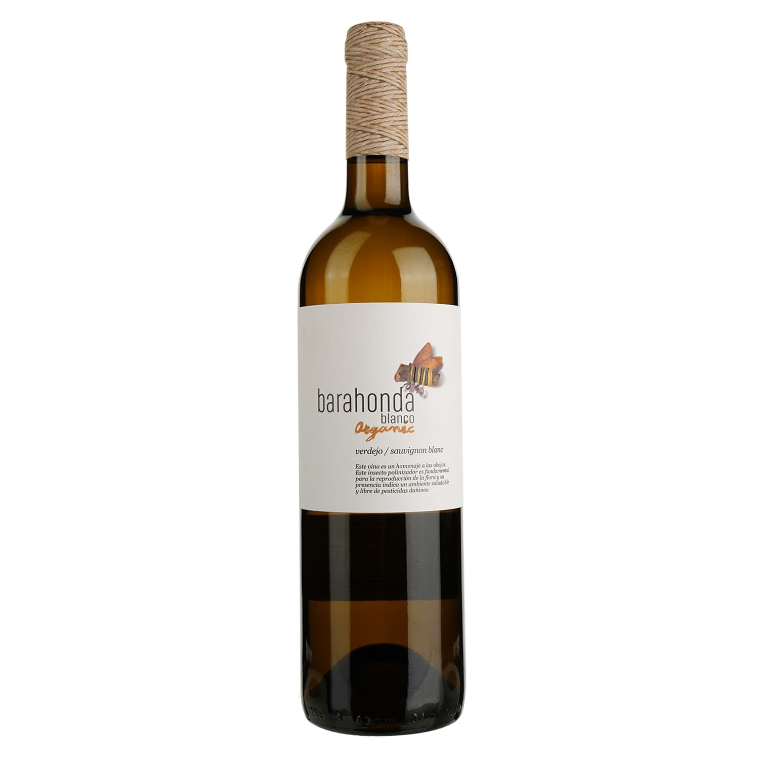 Вино Barahonda Blanco Organic Verdejo-Sauvignon Blanc, біле, сухе, 12,5%, 0,75 л