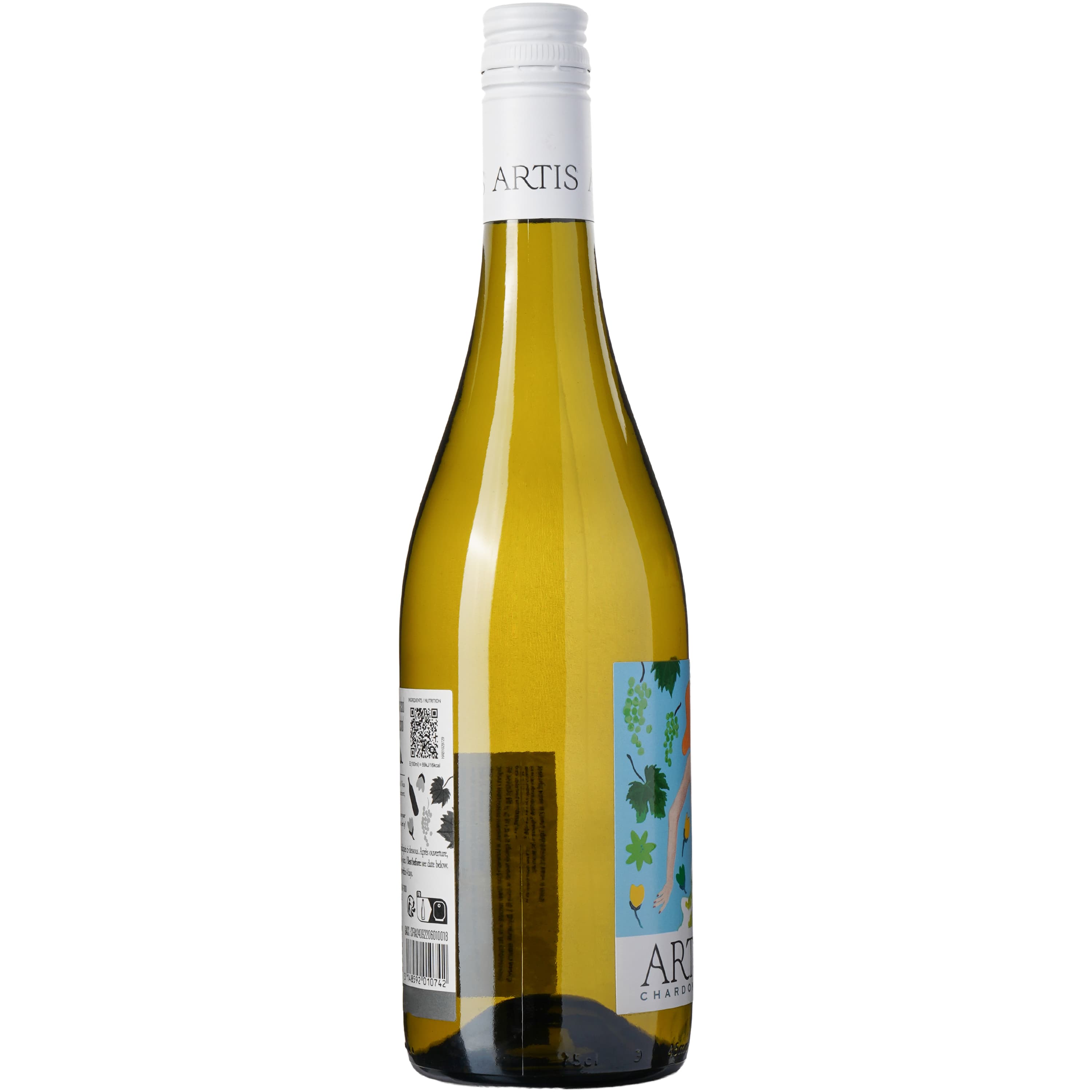 Вино безалкогольне Cordier Artis Chardonnay біле напівсолодке 0.75 л