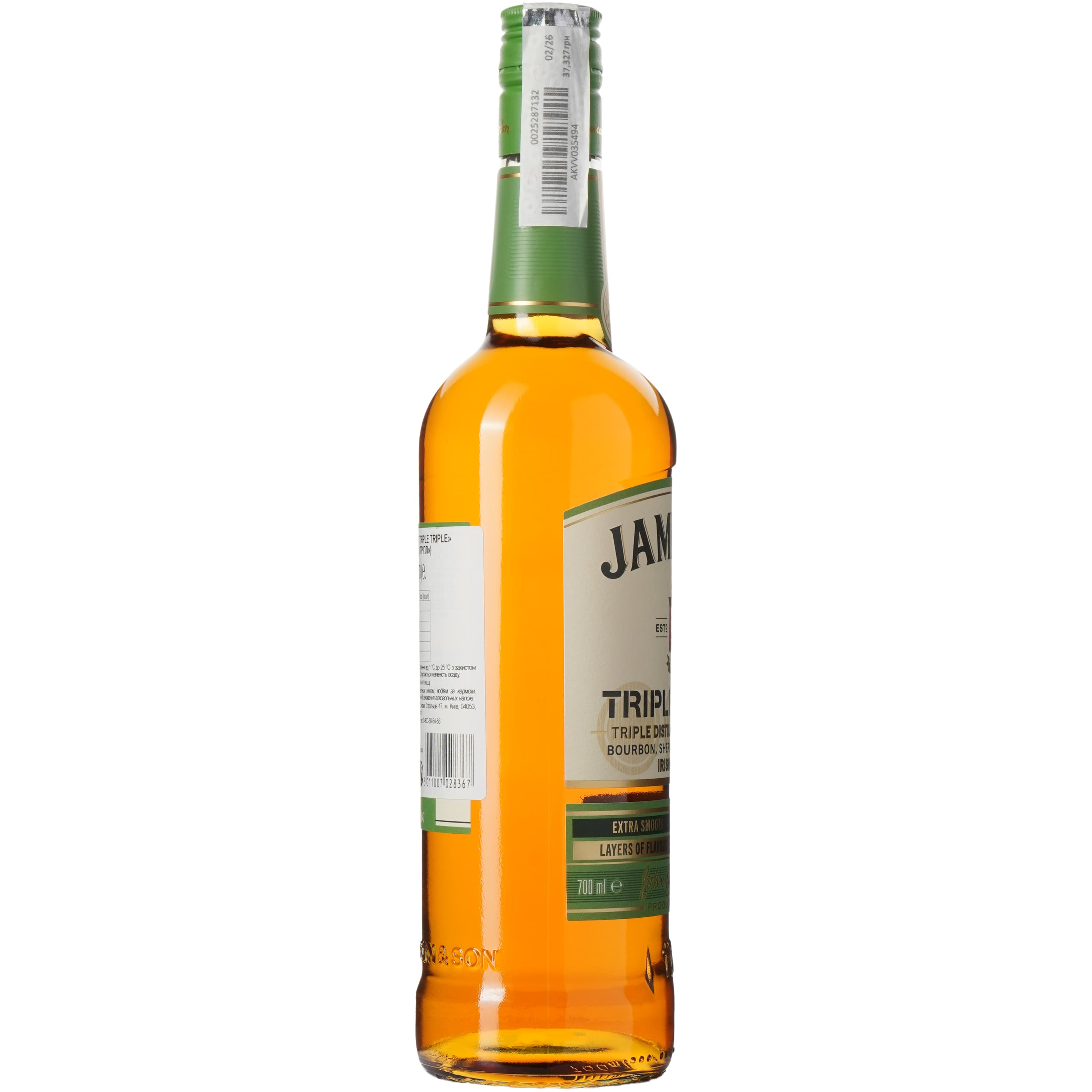 Віскі Jameson Triple Triple 0.7л 40% (6)