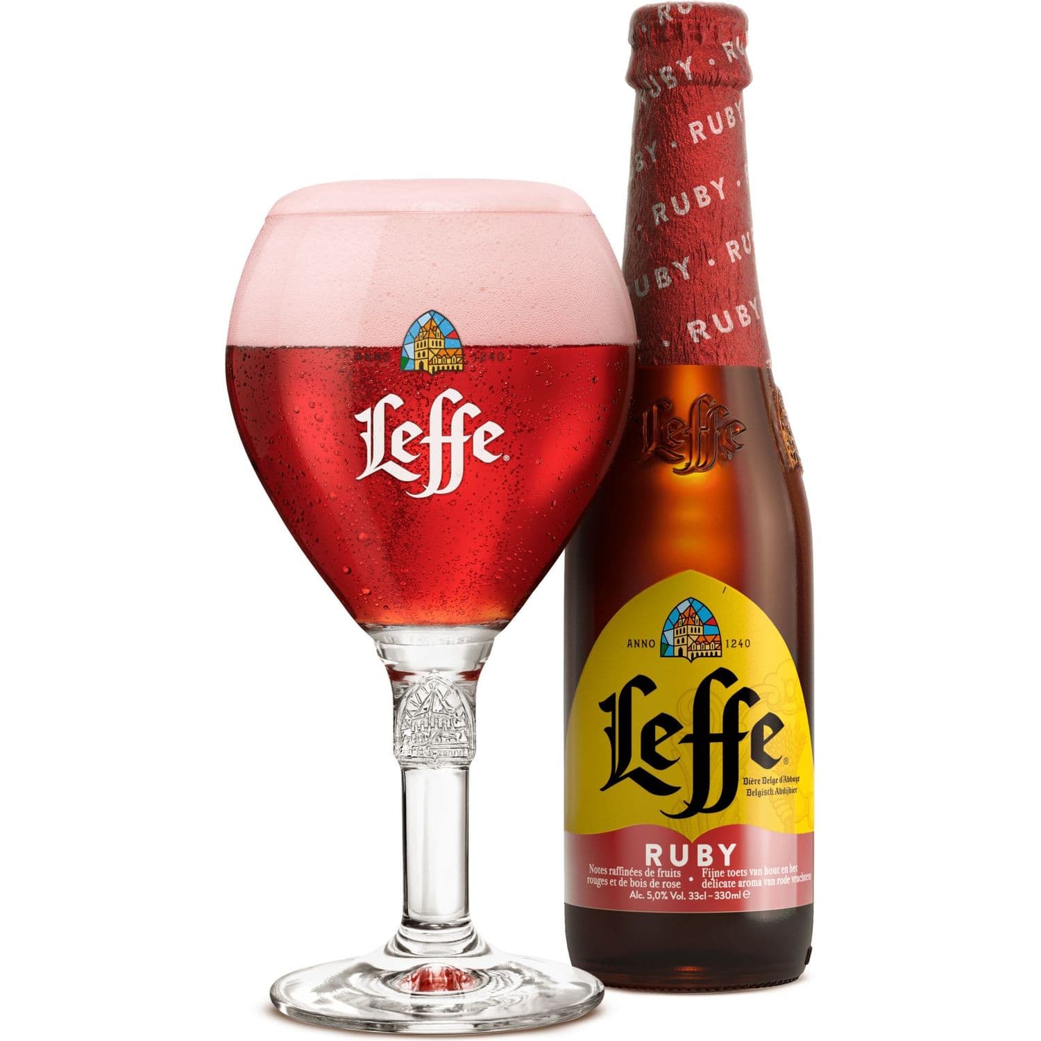 Пиво Leffe Ruby світле 5% 0.33 л