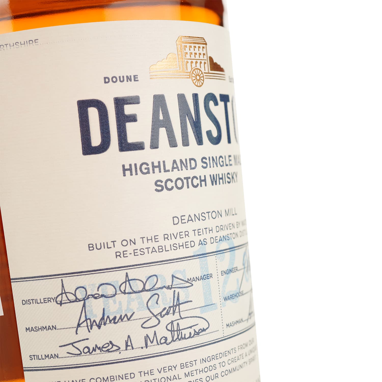 Віскі Deanston 12 yo Single Malt Scotch Whisky 46.3% 0.7 л