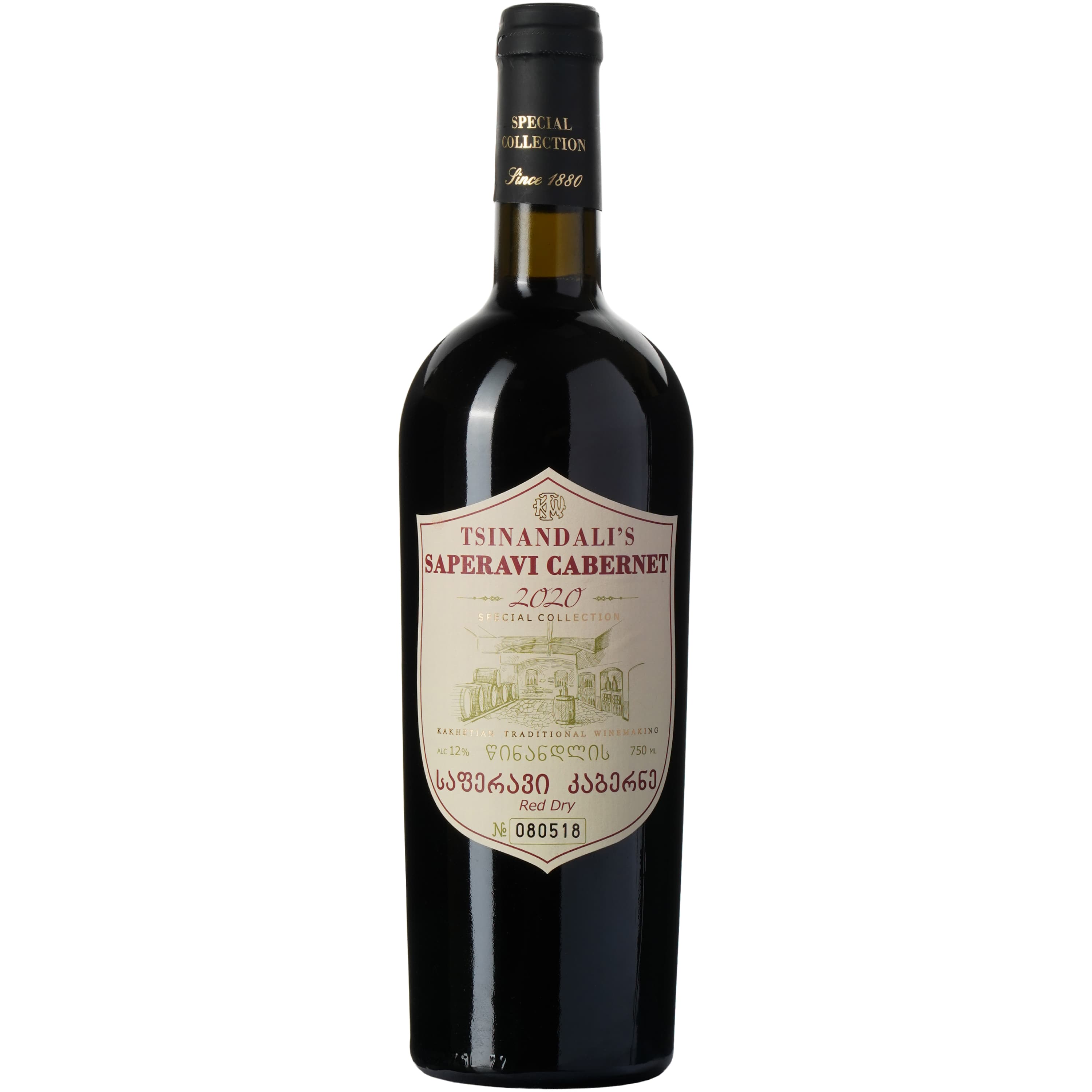 Вино KTW Special Collection Сапераві Каберне червоне сухе 0.75 л