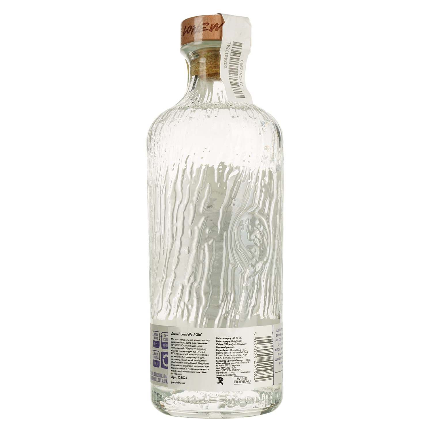 Джин BrewDog LoneWolf Gin, 40%, 0,7 л