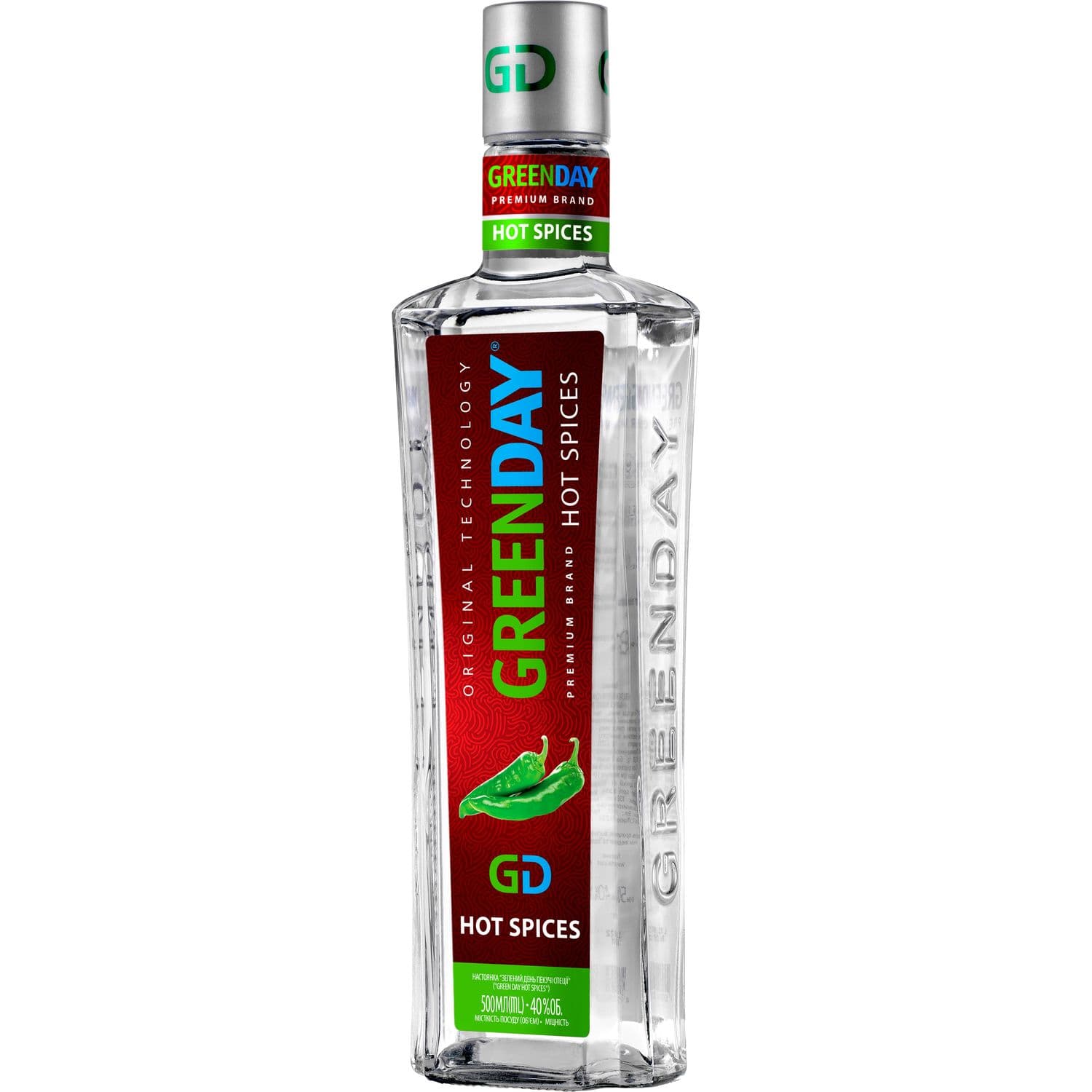 Настоянка Green Day Пекучі Спеції 40% 0.5 л