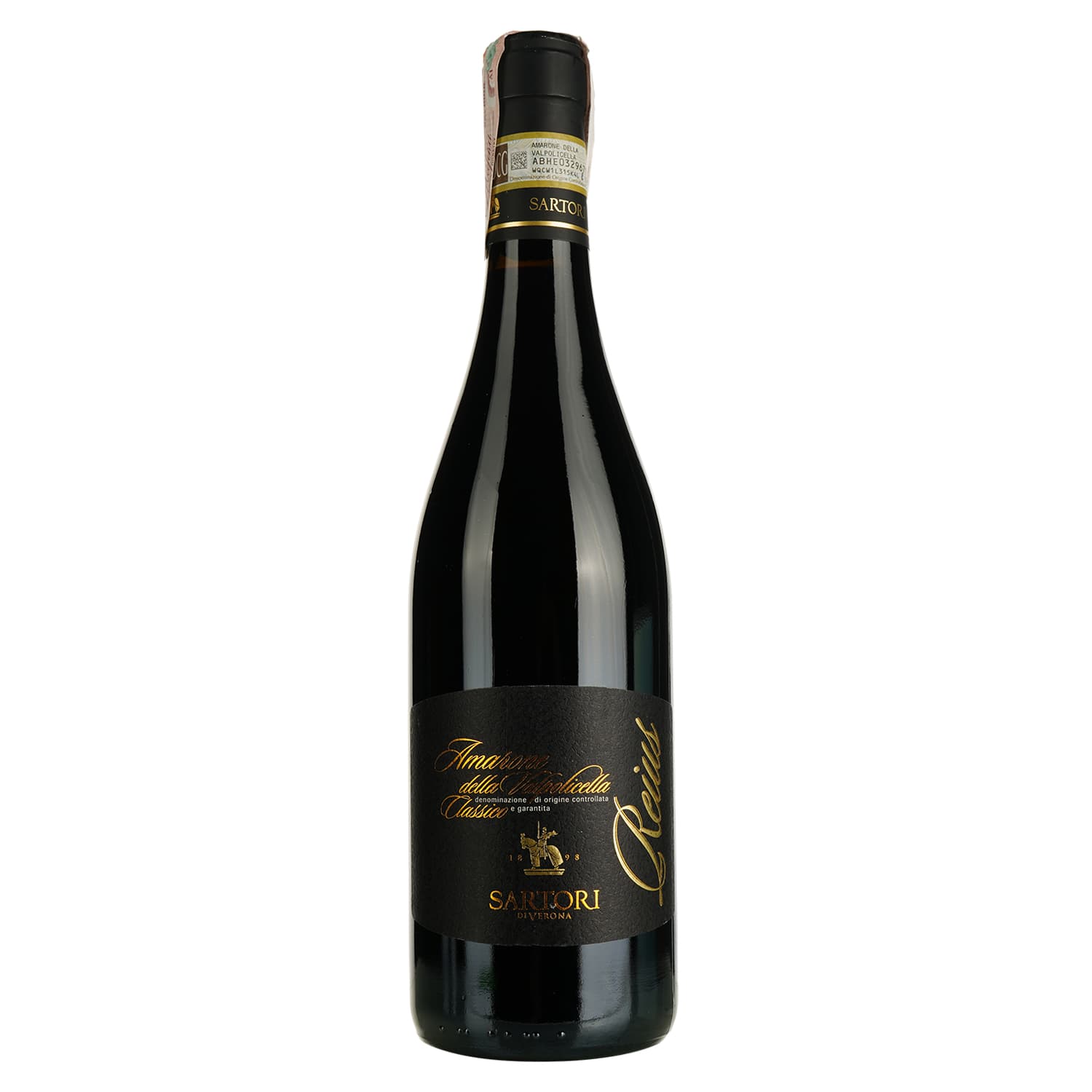 Вино Sartori Amarone Сlassico Rejus DOCG, червоне, сухе, 15%, 0,75 л (724173)