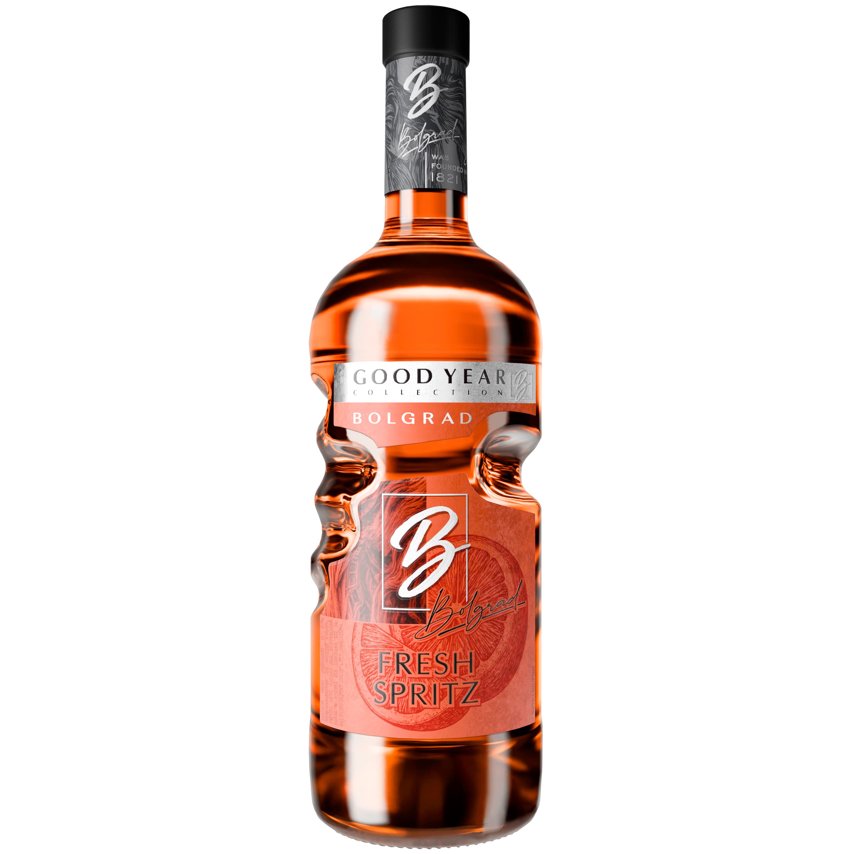 Винний напій Bolgrad Good Year напівсолодкий помаранчевий Fresh Sprits 10% 0.75 л