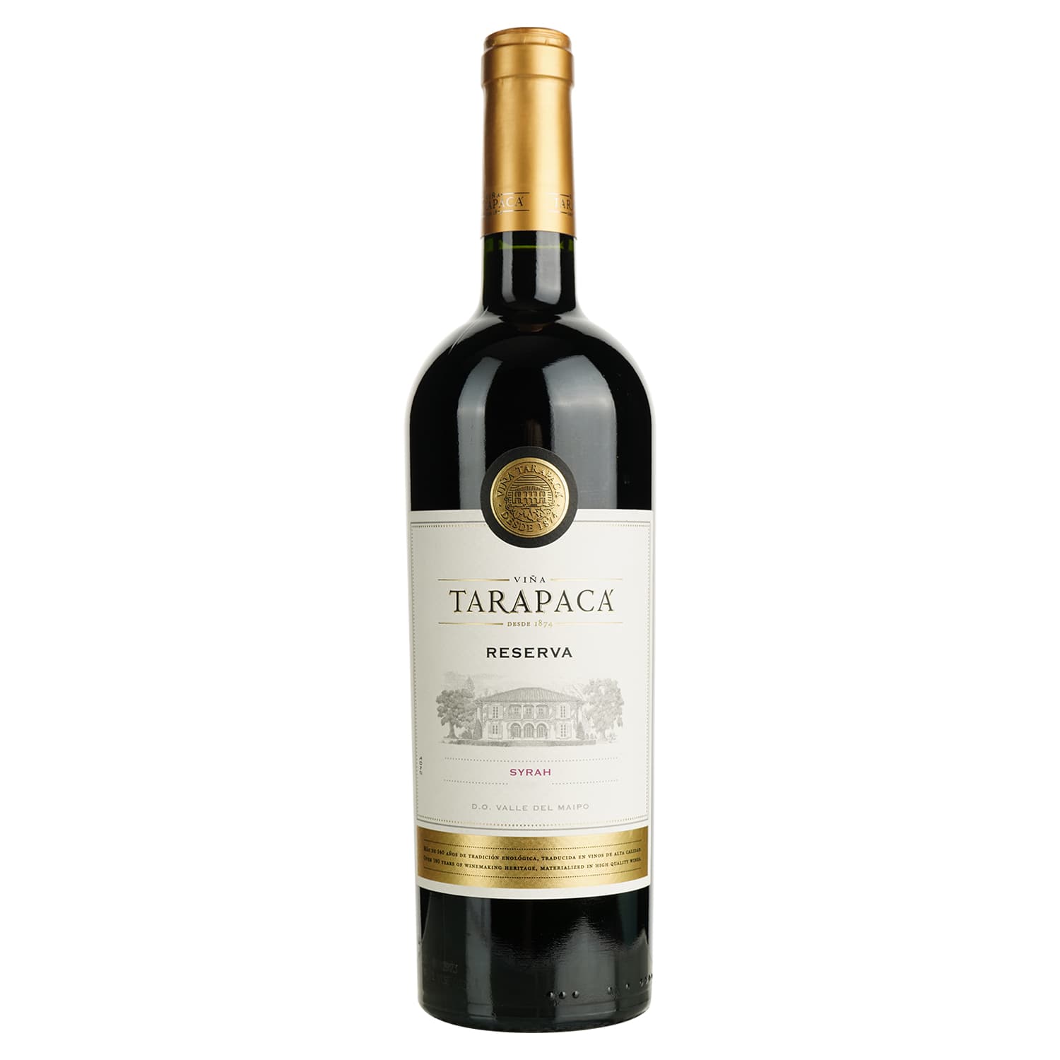 Вино Tarapaca Syrah Reserva, червоне, сухе, 14%, 0,75 л (21434)