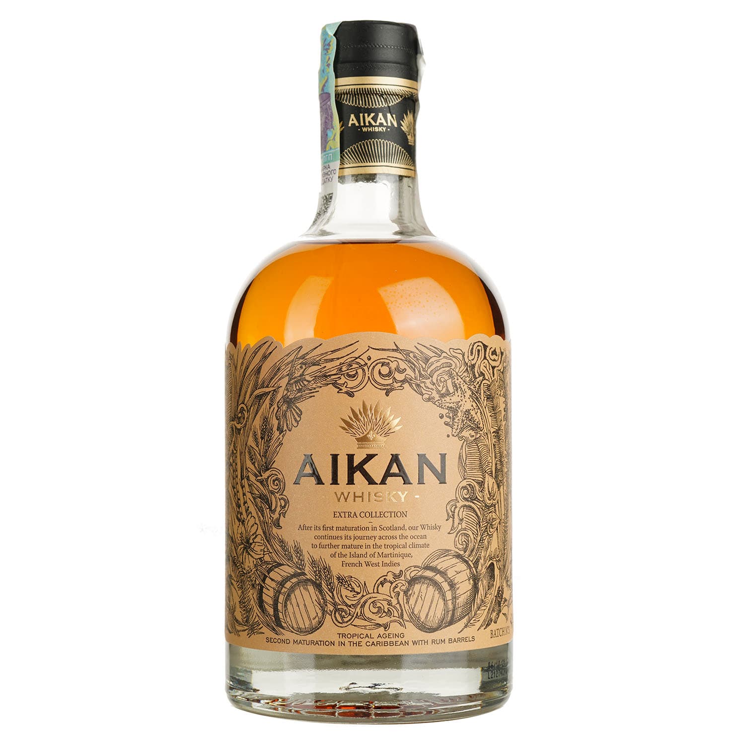 Віскі Aikan Extra Collection Batch No.3 43% 0.5 л в подарунковій упаковці