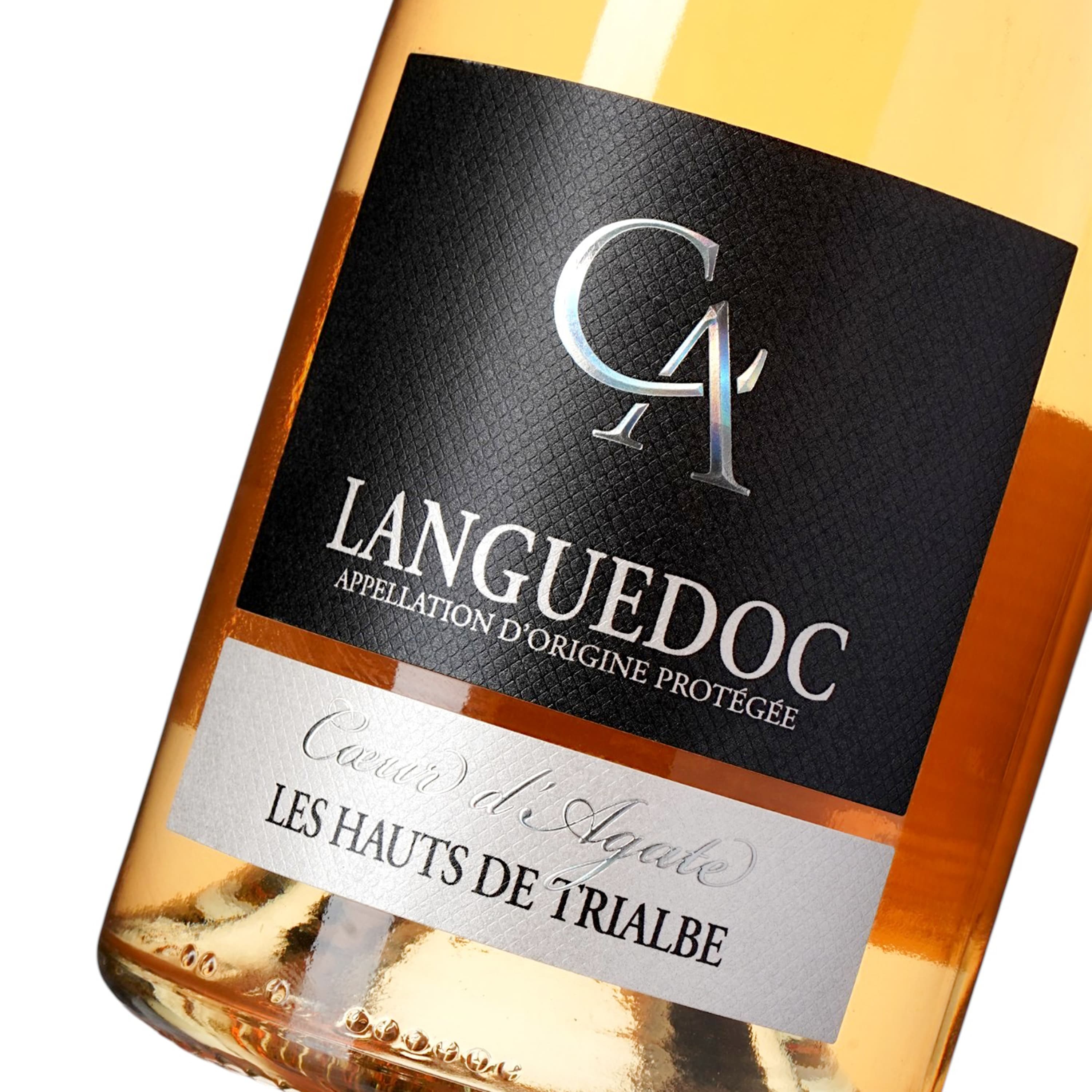 Вино Les Hauts De Trialbe Coeur d'Agate AOP Languedoc рожеве сухе 0.75 л