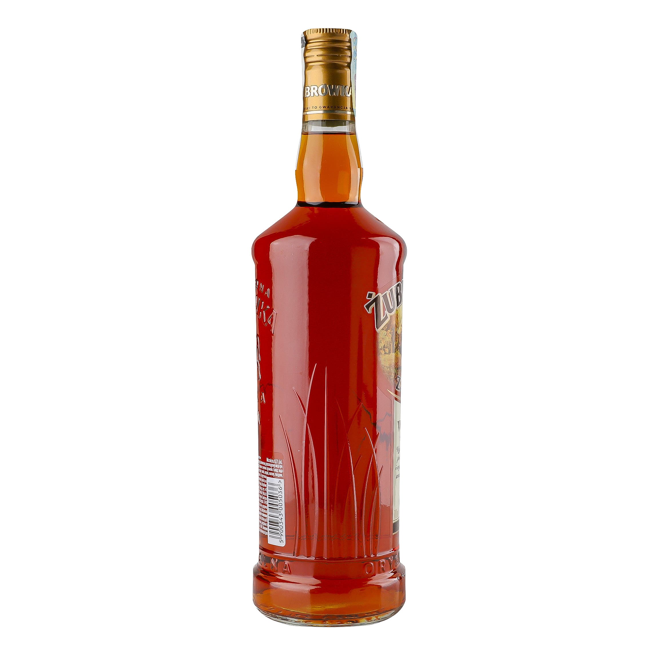 Алкогольний напій Zubrowka Zlota 37.5% 0.7 л