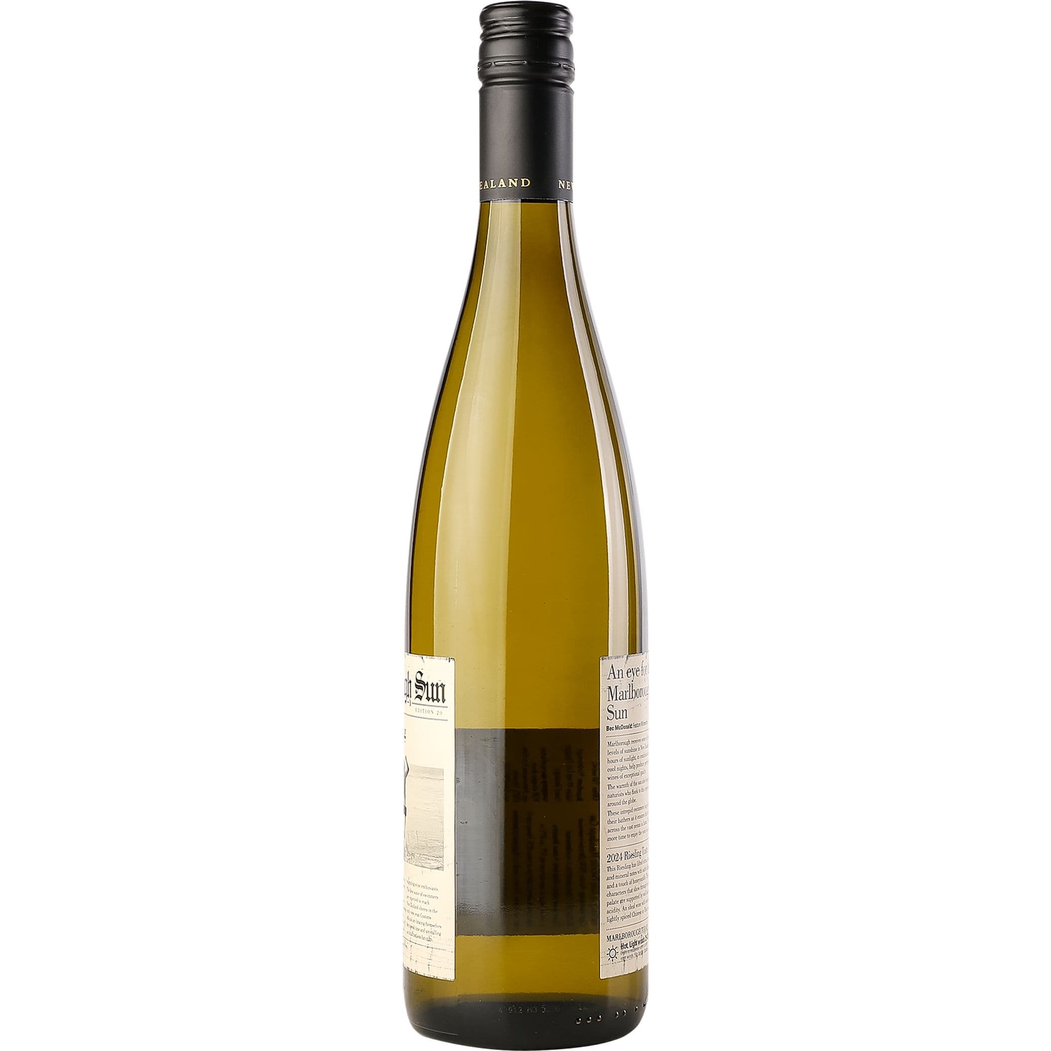 Вино Marlborough Sun Riesling, біле, напівсухе, 0,75 л