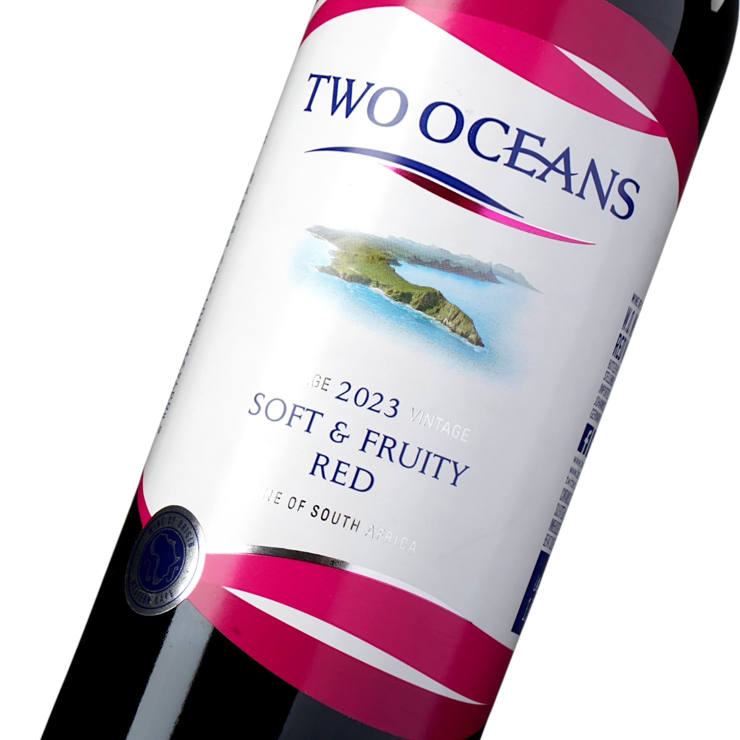 Вино Two Oceans Soft and Fruity червоне напівсухе 12.5% 0.75 л