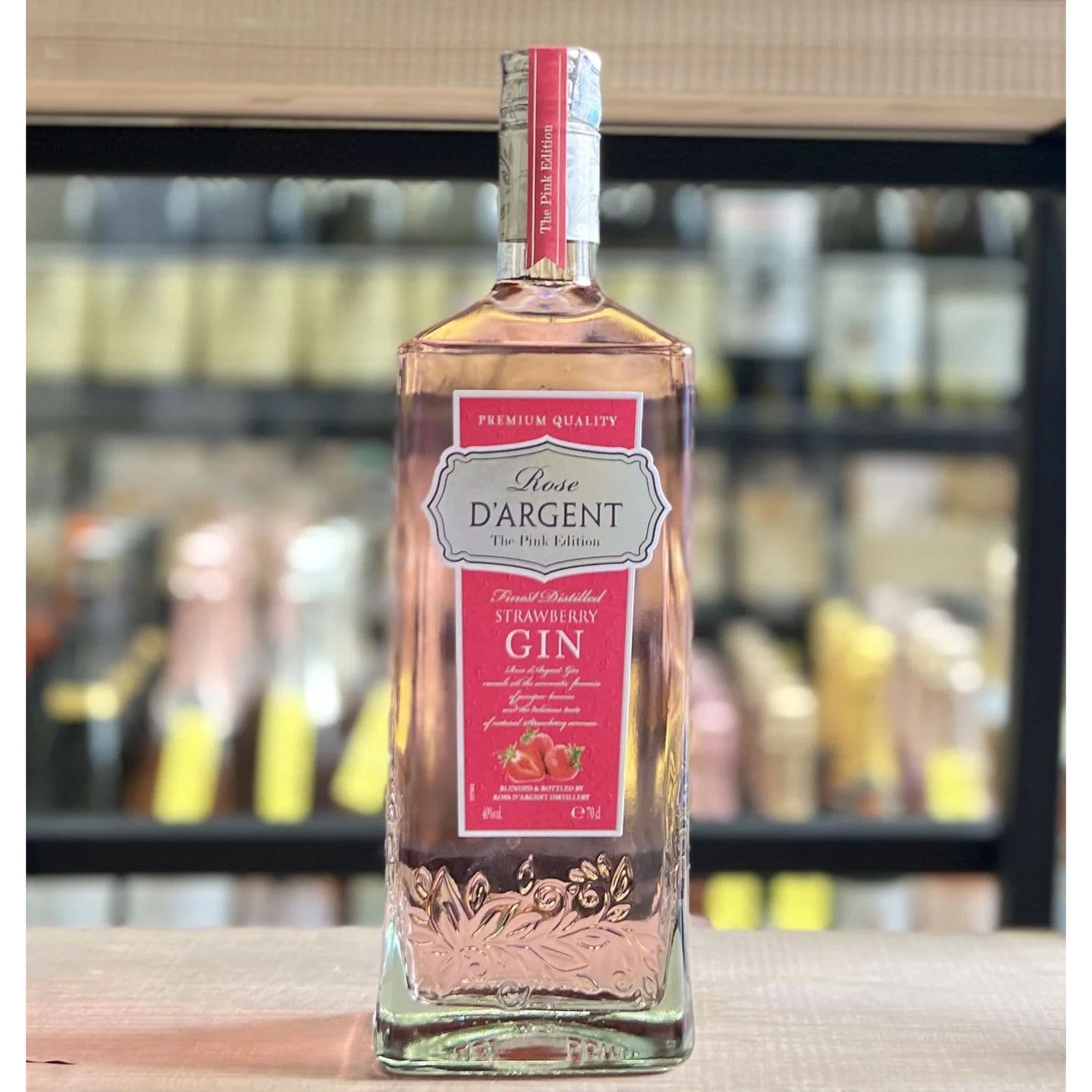 Джин D'Argent Rose Strawberry Gin 40% 0.7 л