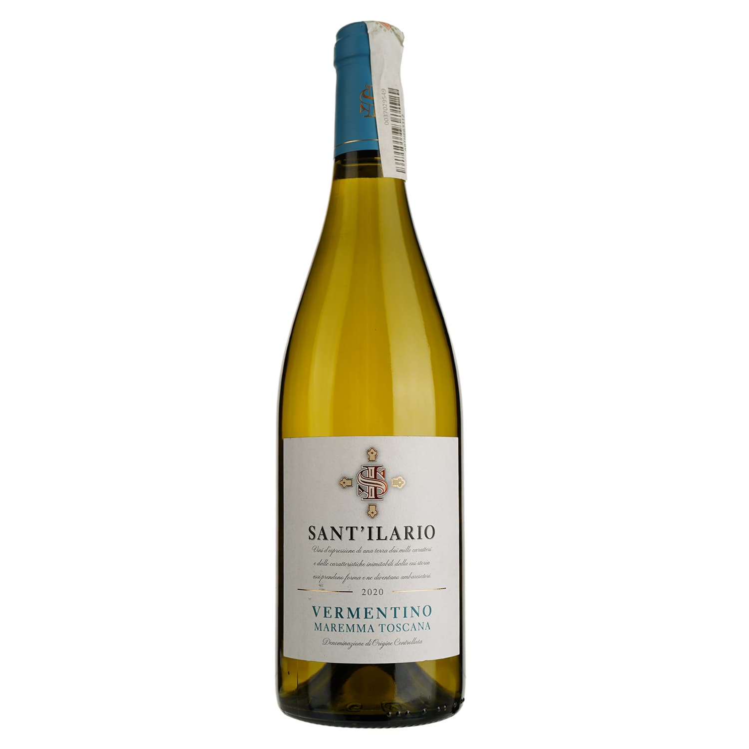 Вино Tenuta Sant'Ilario Vermentino Maremma Toscana, біле, сухе, 13%, 0,75 л